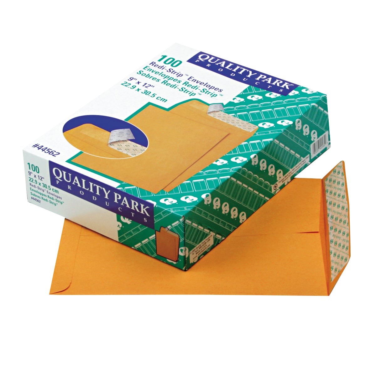 QUALITY PARK 9X12 R-STRIP CAT ENVLP QUA44562 100CT