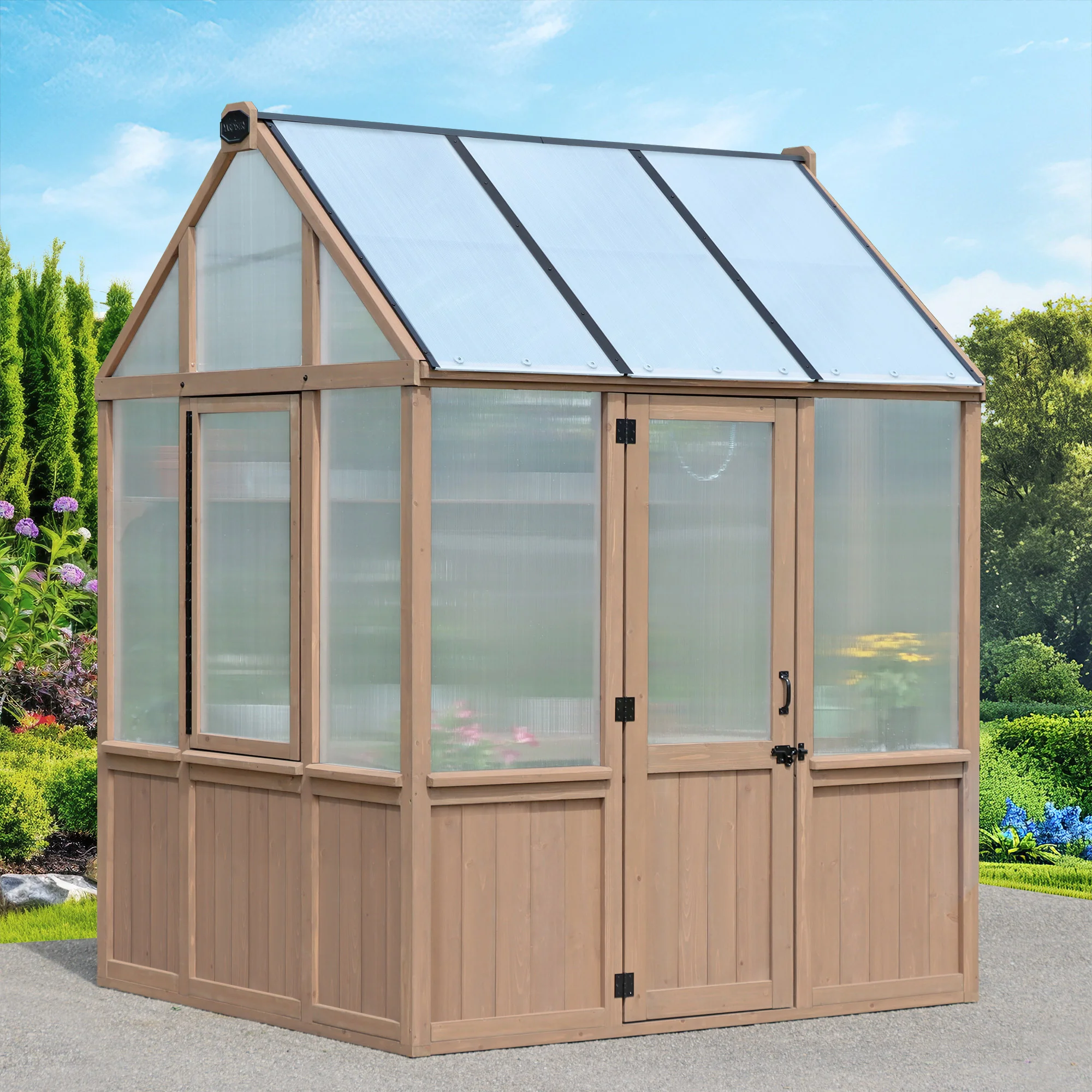 YARDISTRY 7.6' X 6.7' GREENHOUSE
