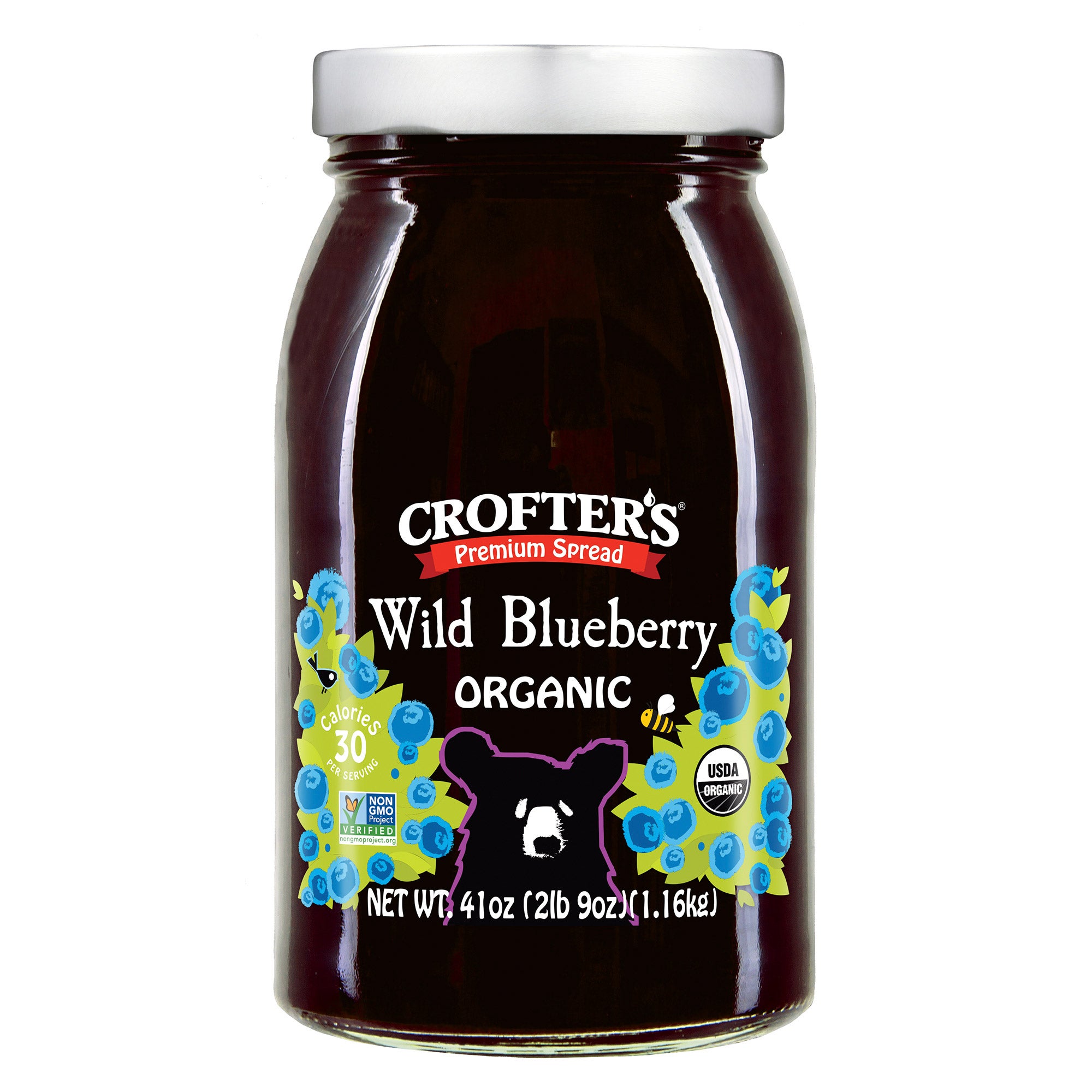 CROFTER'S ORGANIC WILD BLUEBERRY SPREAD 41 OZ