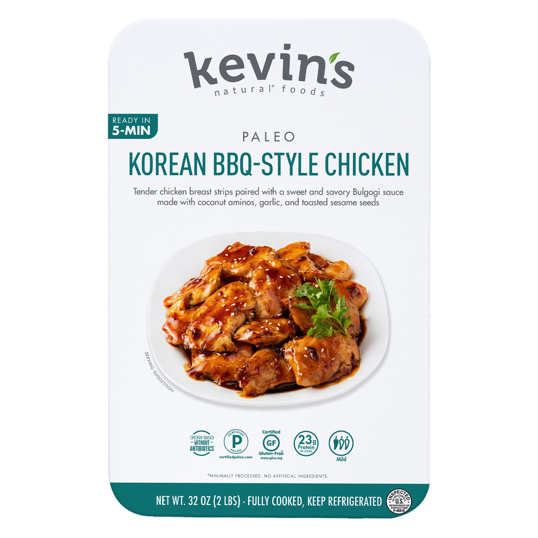 KEVIN'S KOREAN BBQ-STYLE CHICKEN 32 OZ