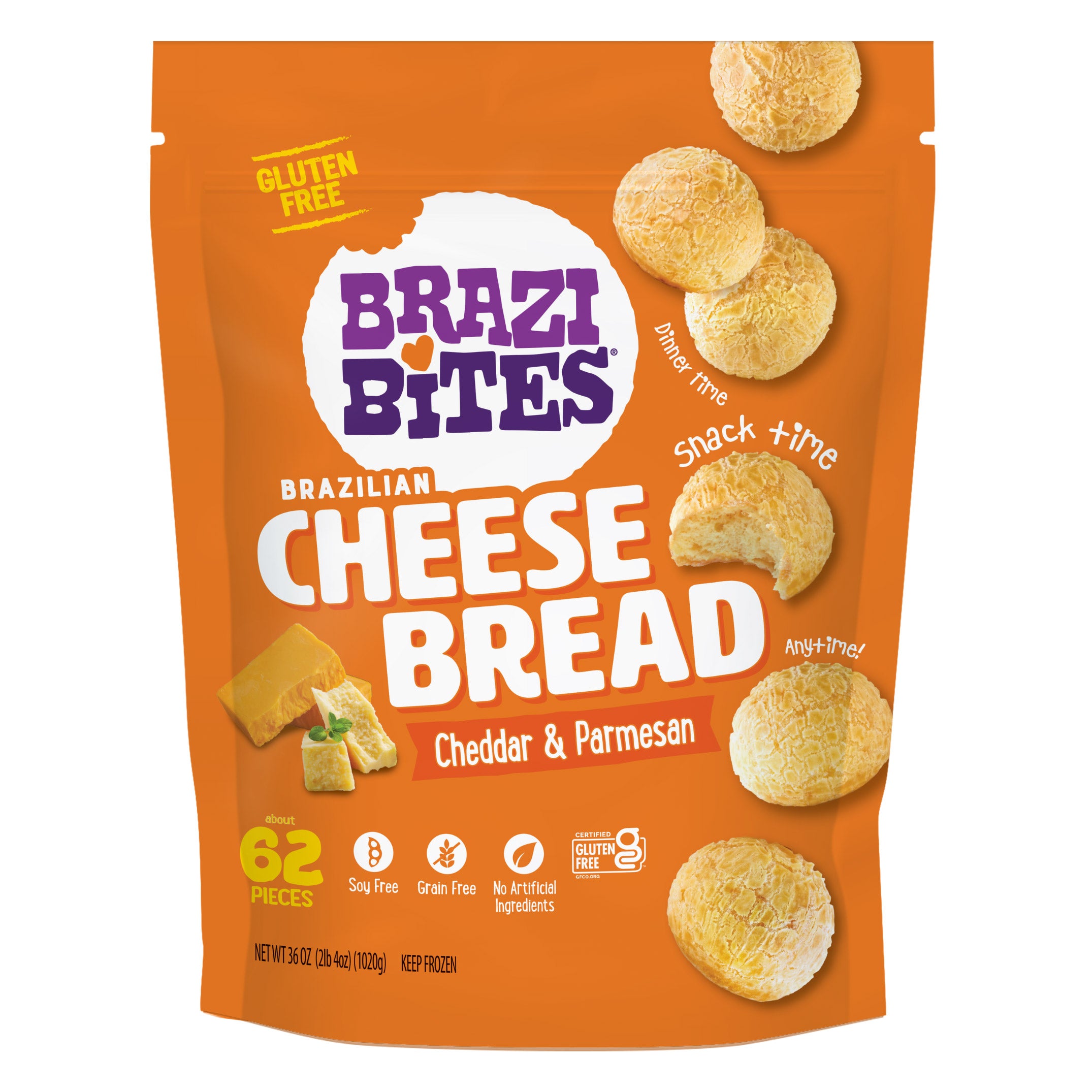 BRAZI BITES CHEDDAR & PARMESAN 2.25 POUND BAG