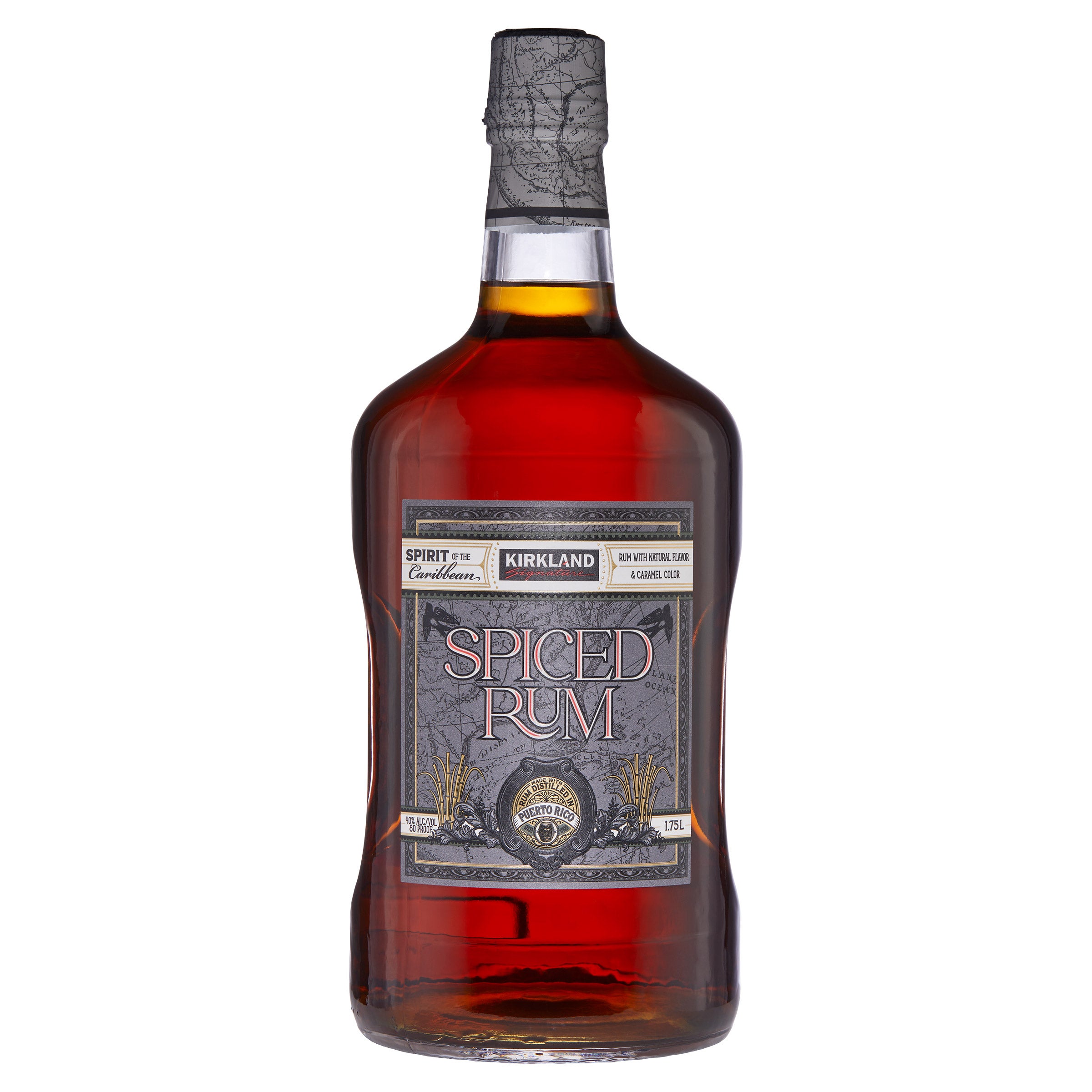 KIRKLAND SIGNATURE SPICED RUM PUERTO RICO 1.75 L - Image 1