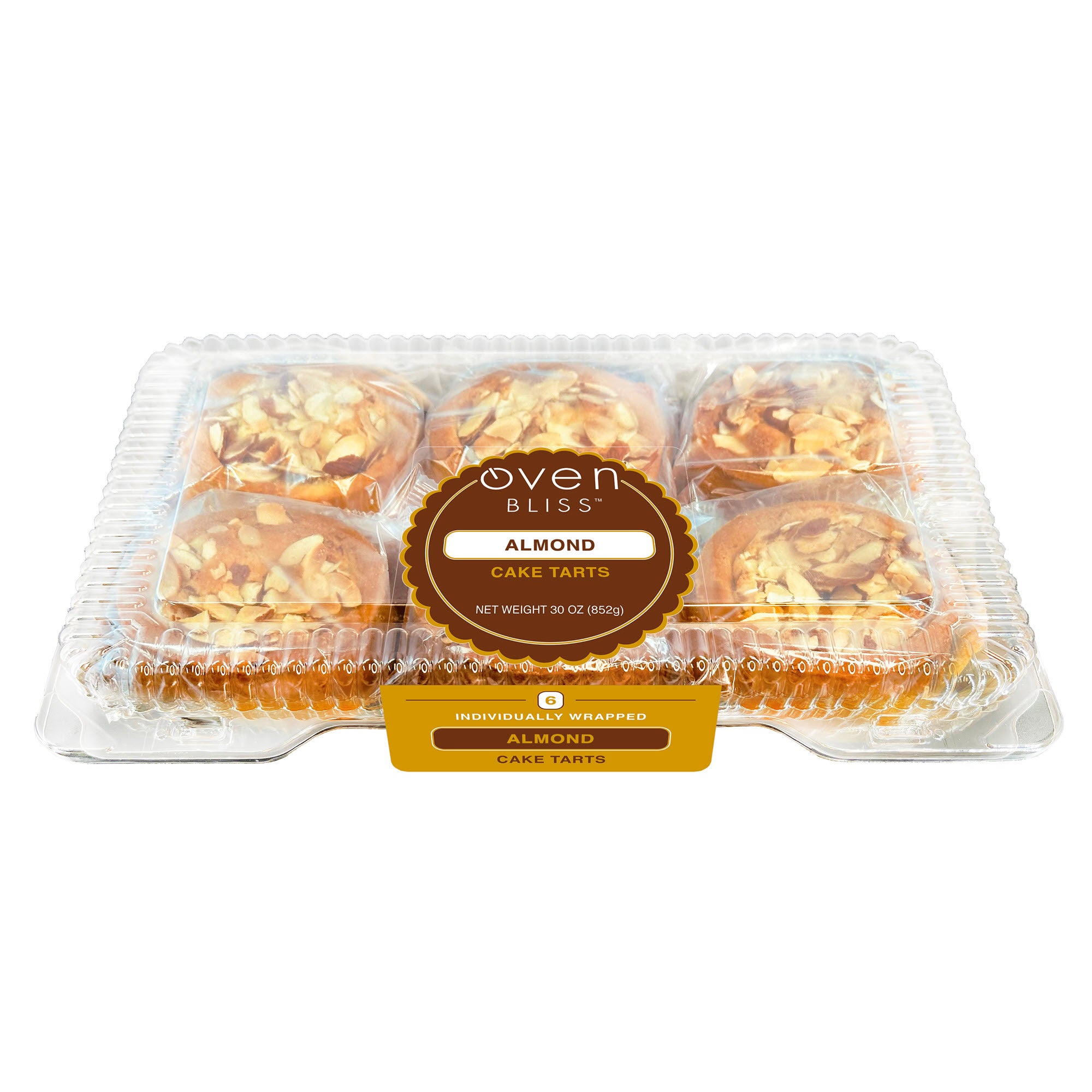 OVEN BITES ALMOND CAKE TART 6 TARTS - Image 1