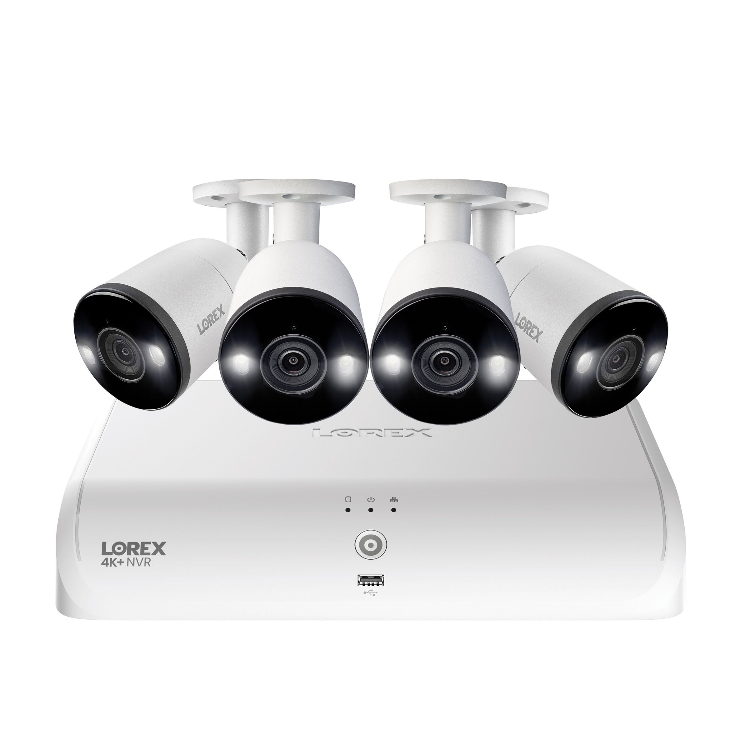 LOREX 4K+ WIRED SECURITY SYSTEM W/ 4 CAMS ^ - Image 1