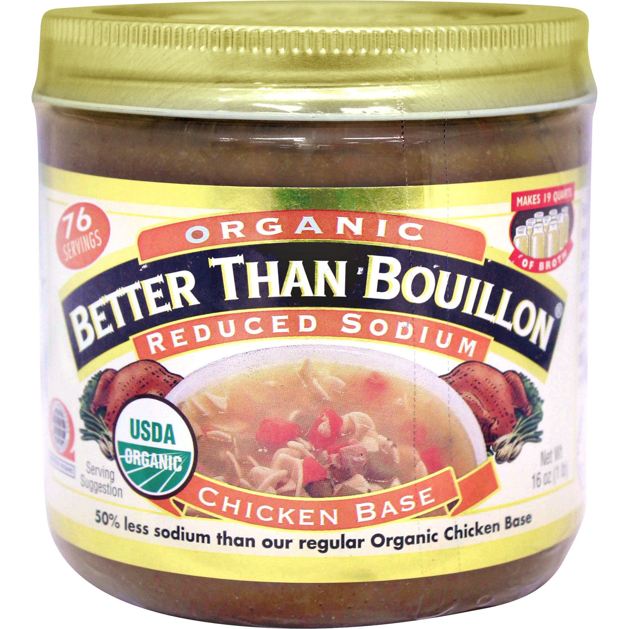 ORGANIC BETTER THAN BOUILLON CHICKEN BASE 16 OUNCES - Image 1