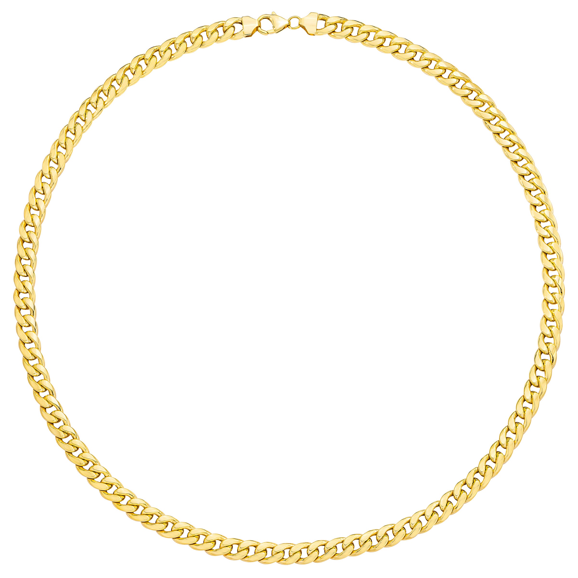 14KT YELLOW GOLD 22¨ CUBAN NECKLACE MADE IN ITALY - Image 1