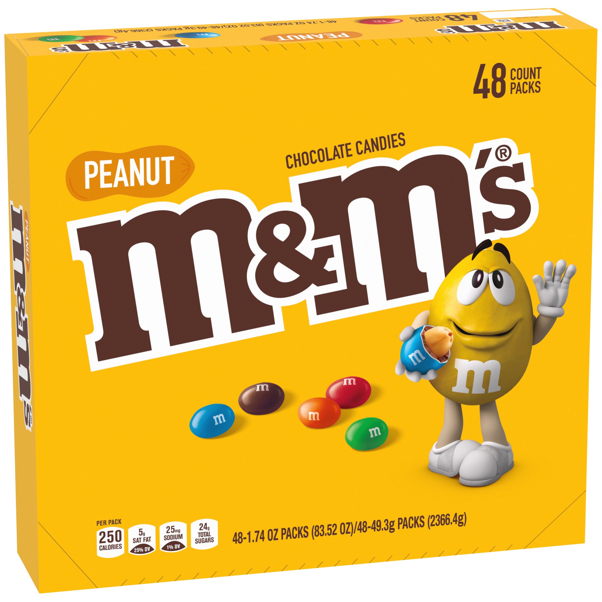 M&M'S PEANUT 48 CT/1.74 OZ - Image 1
