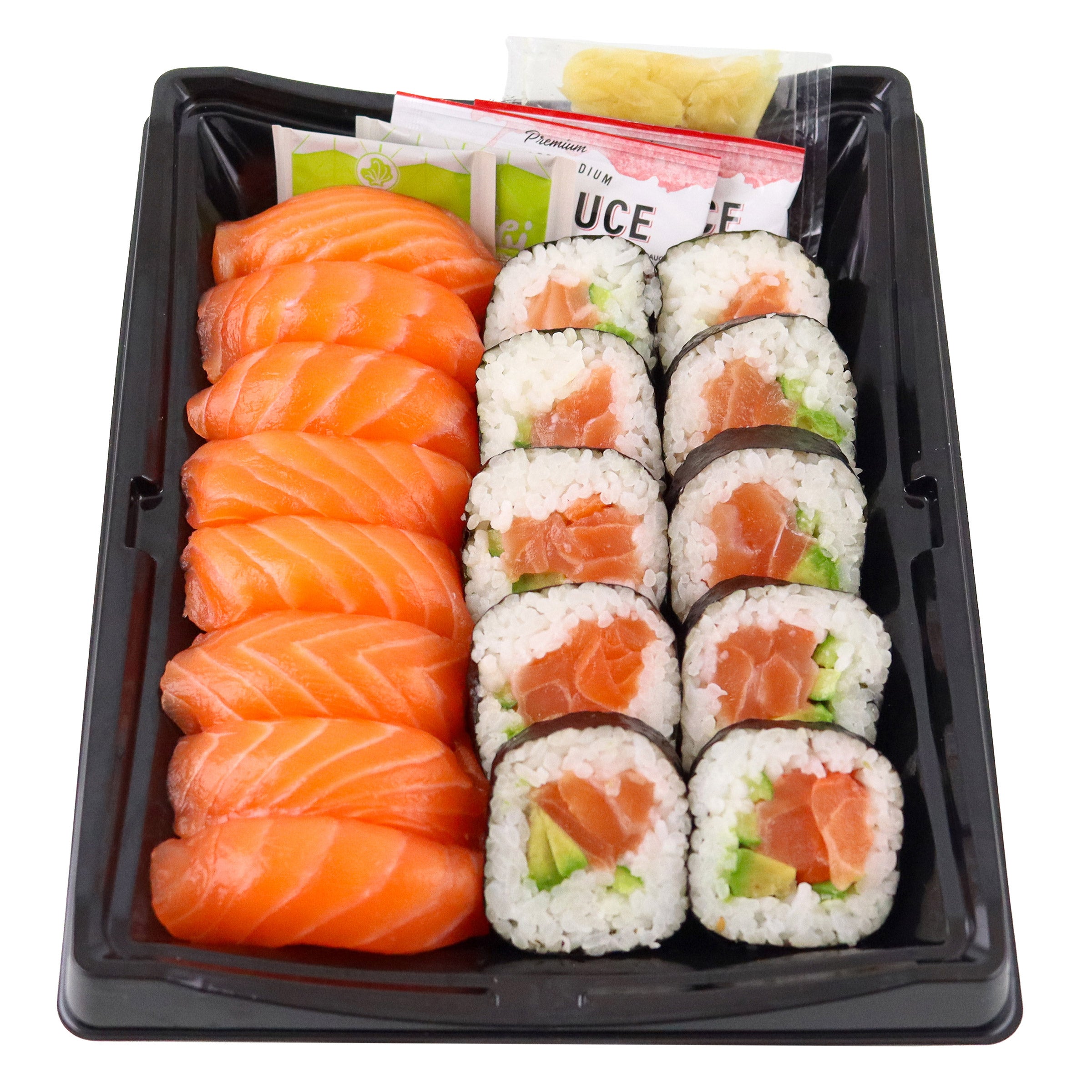 SUSHI GOURMET SALMON NIGIRI ROLL 18 PC 19.1 OZ - Image 1