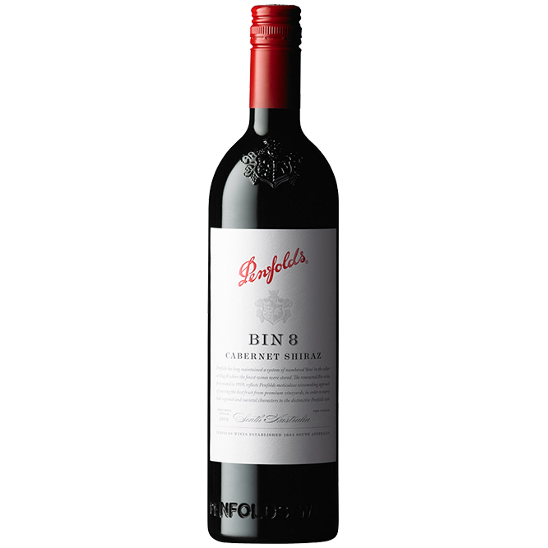 PENFOLDS BIN 8 CABERNET SHIRAZ AUSTRALIA 750ML