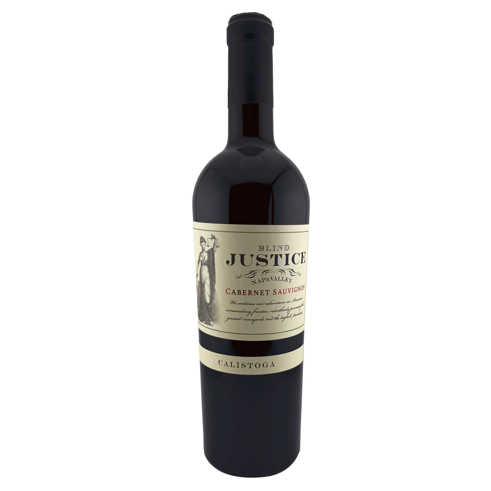 BLIND JUSTICE CABERNET SAUVIGNON CALISTOGA 750ML - Image 1