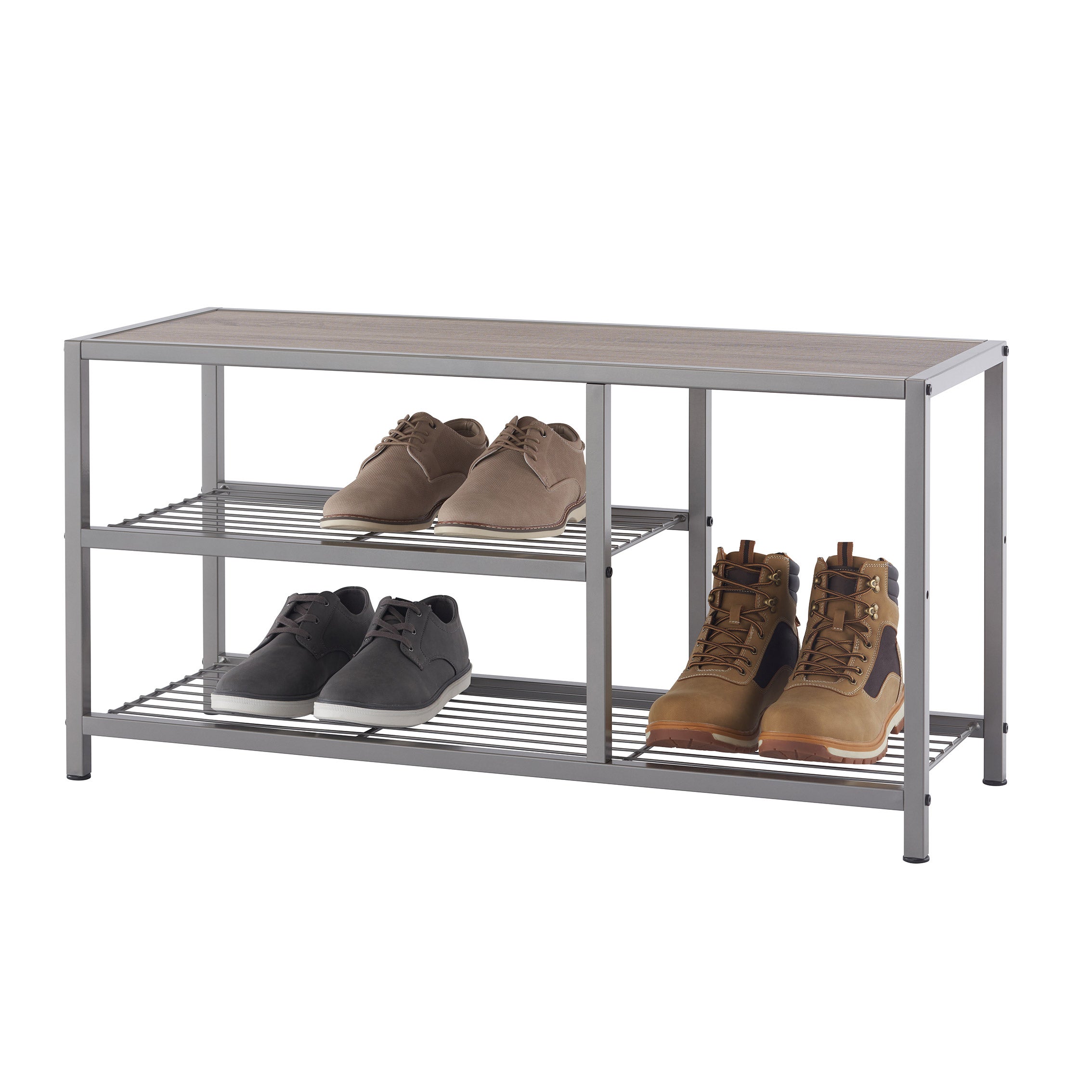 SHOE BENCH W/BOOT STORAGE - Image 1