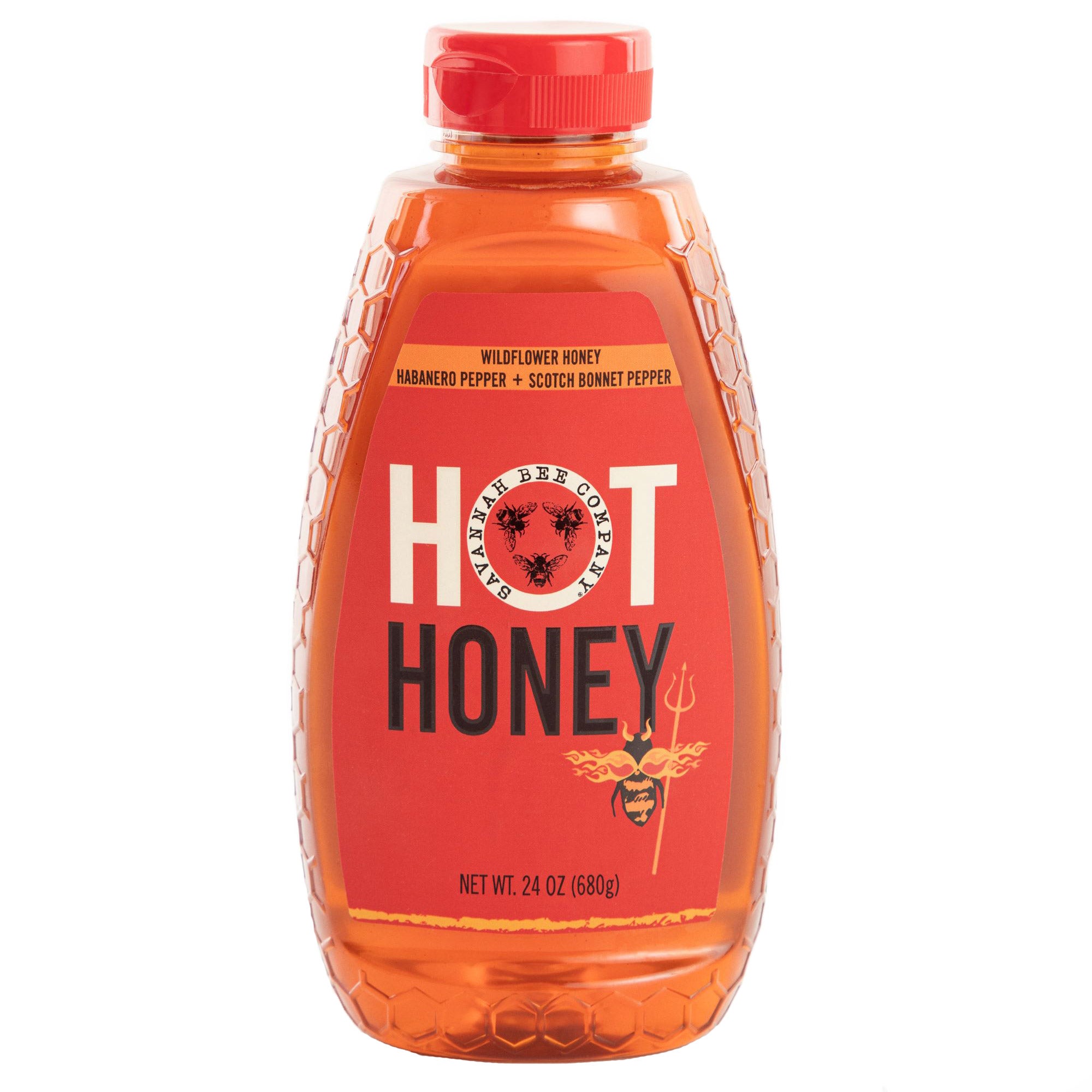 SAVANNAH BEE HOT HONEY 24 OUNCE BOTTLE