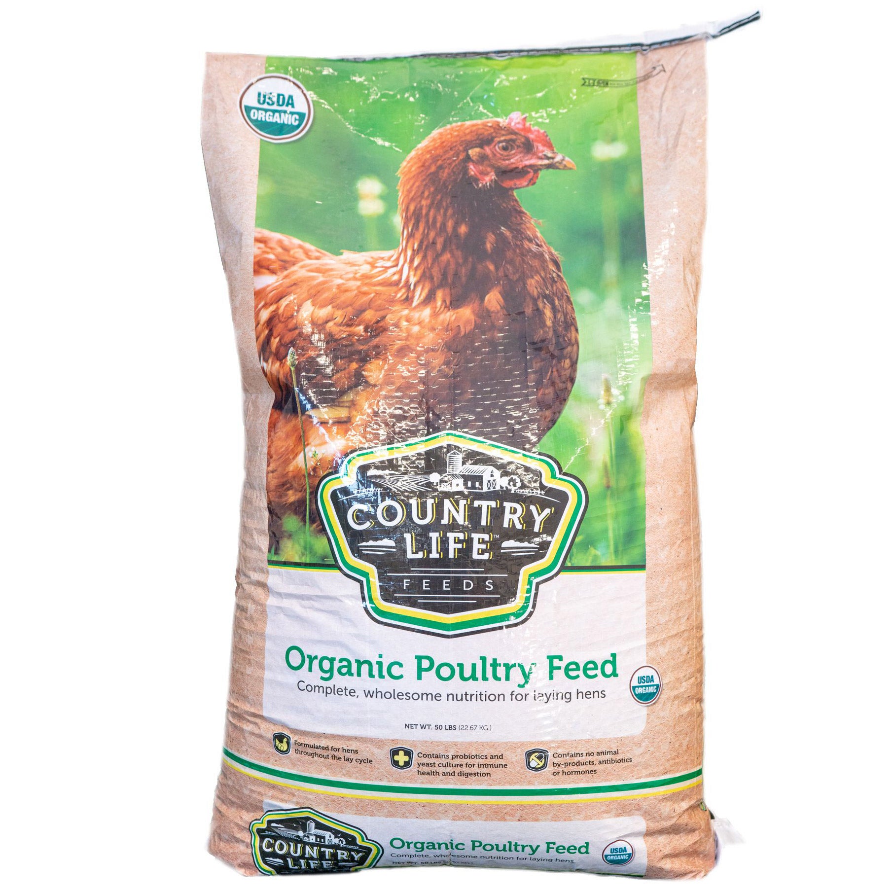 COUNTRY LIFE ORGANIC POULTRY FEED 50 LB