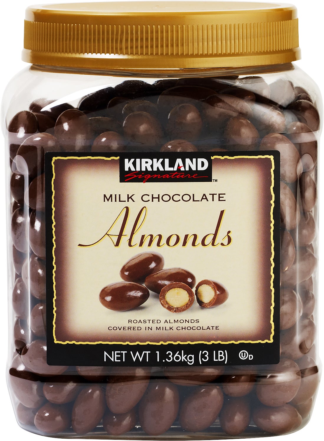 KIRKLAND SIGNATURE MILK CHOCOLATE ALMONDS 48 OZ - Image 1