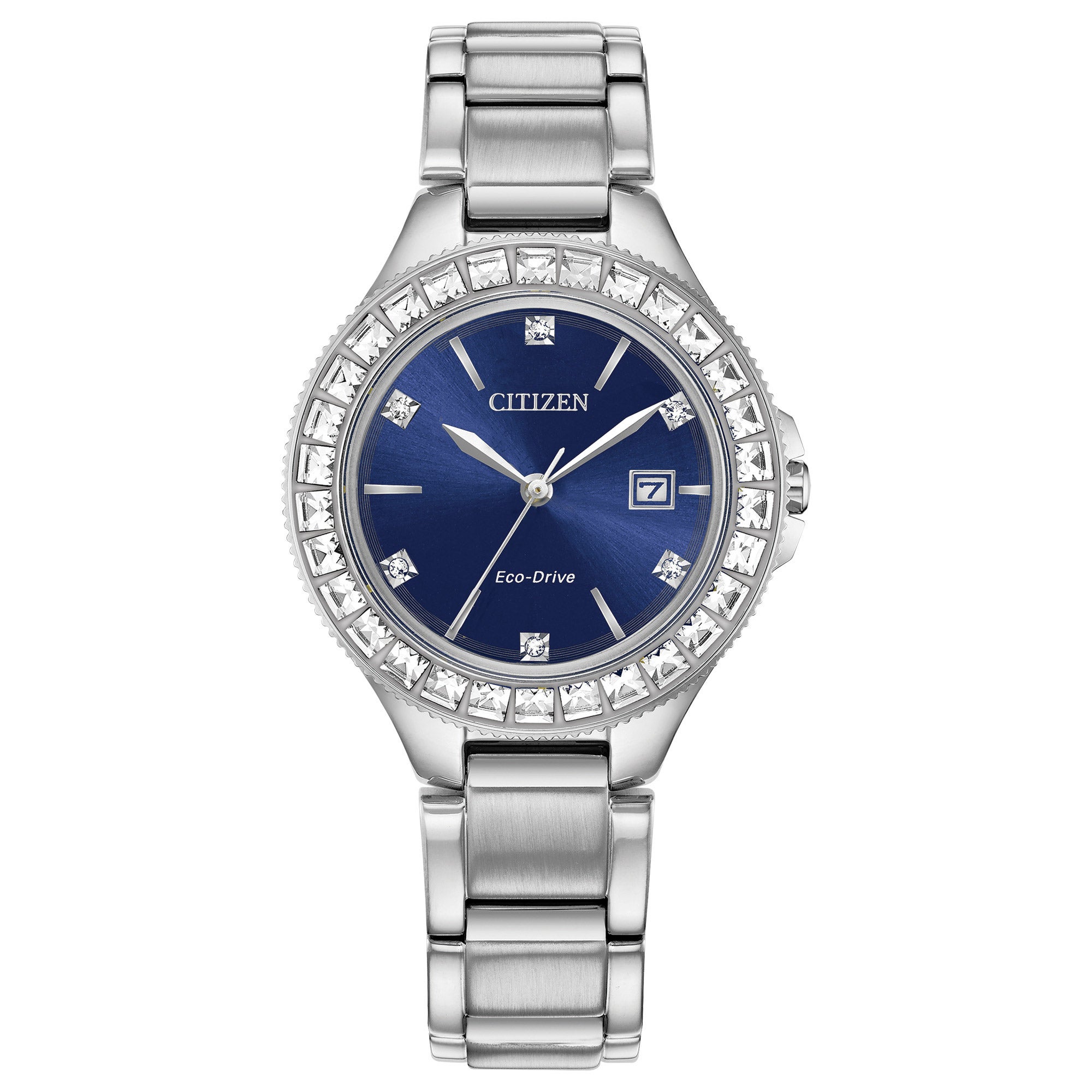 CITIZEN ECO-DRIVE STAINLESS STEEL WOMENS QUARTZ WATCH - Image 1