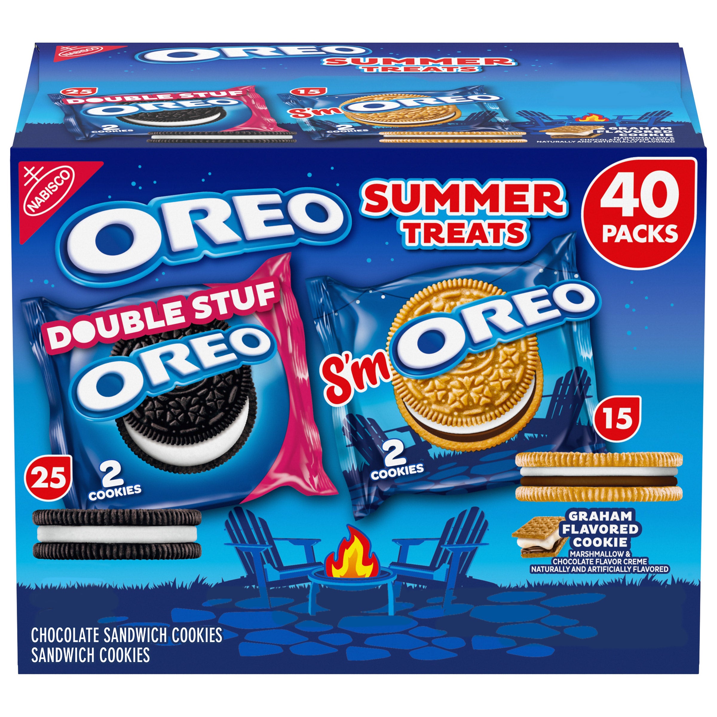 NABISCO OREO SUMMER TREATS 40.8 OZ (2.55 LBS) - Image 1