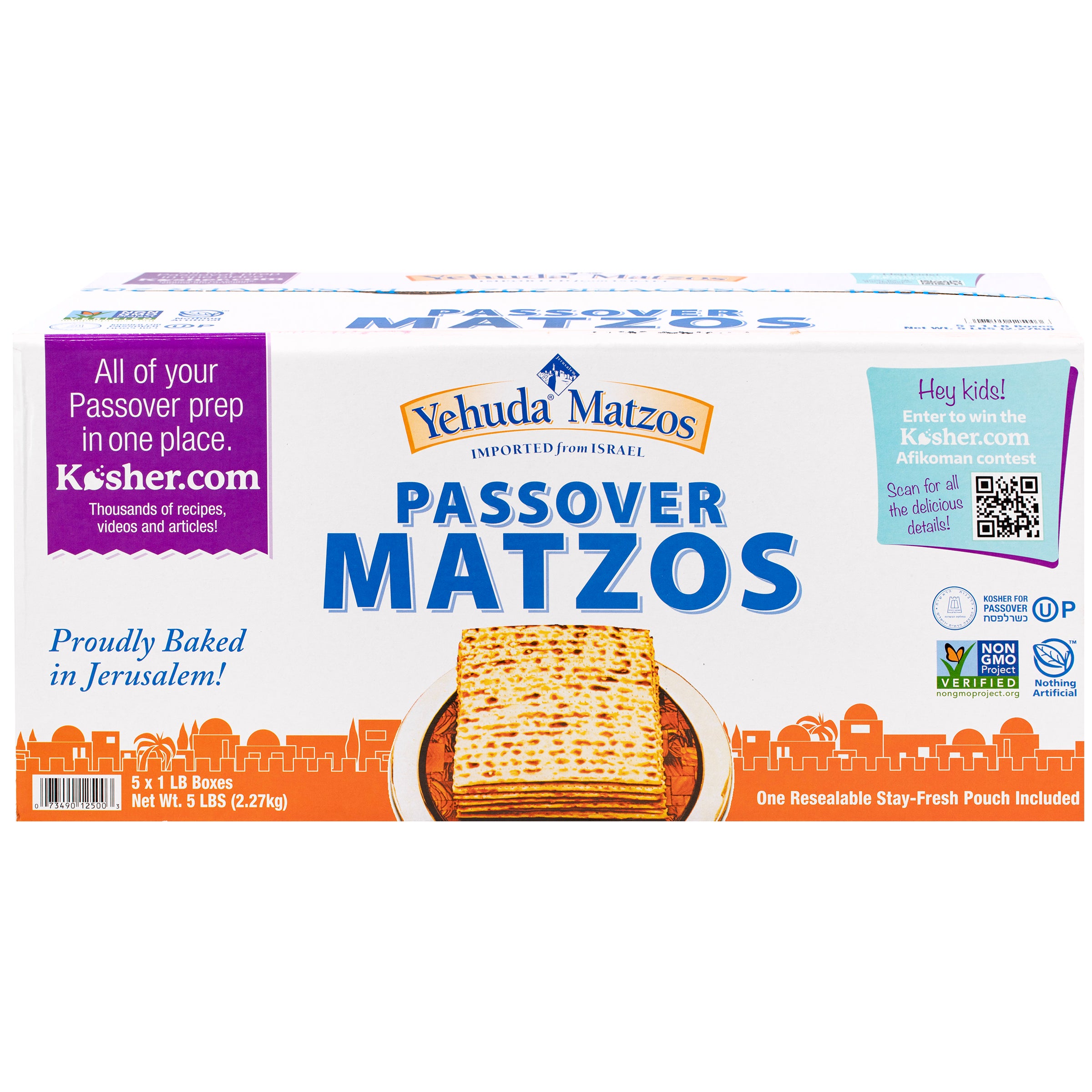 YEHUDA PASSOVER MATZO 5 POUNDS - Image 1