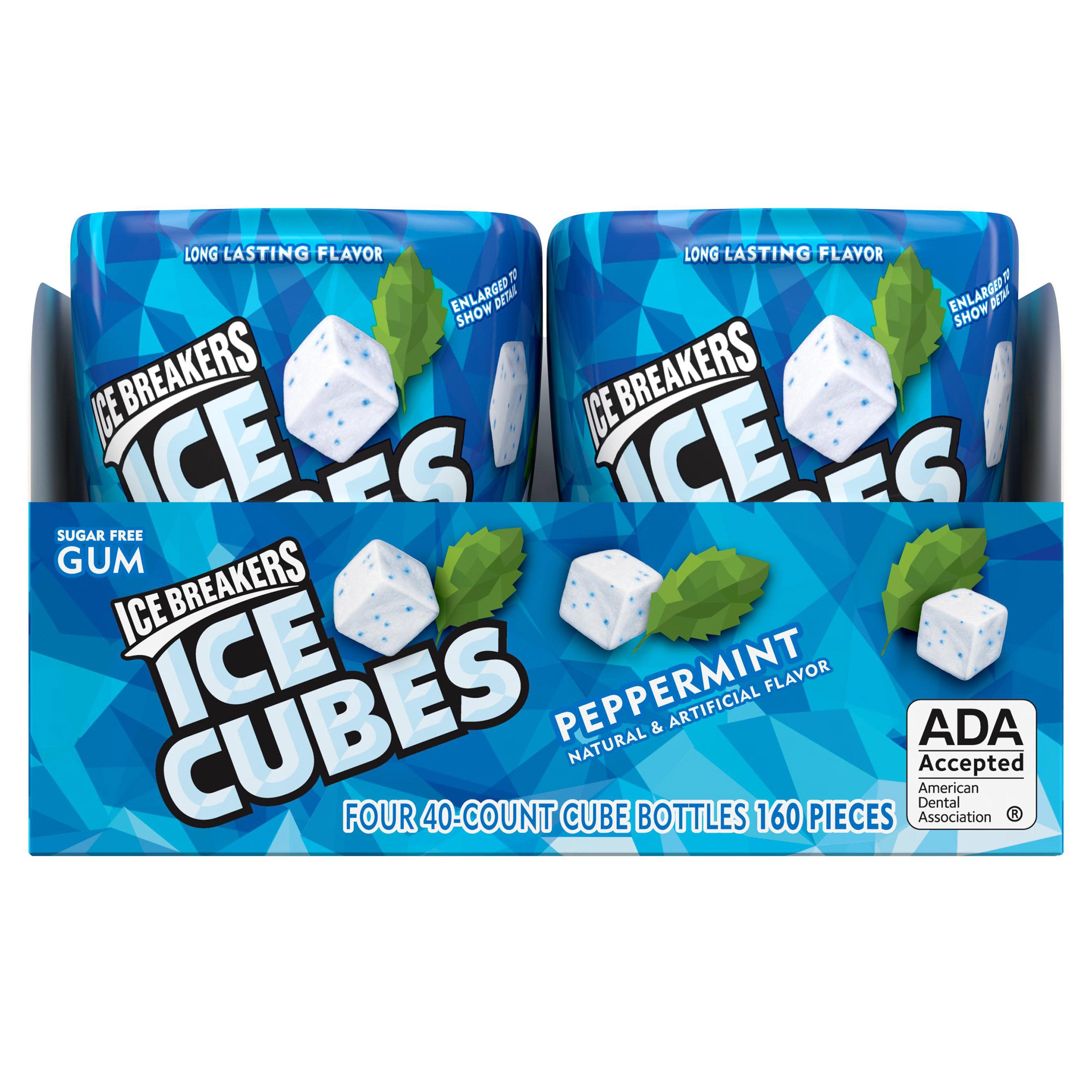 ICE CUBE PEPPERMINT BOTTLE GUM 4 COUNT 40 PIECES - Image 1