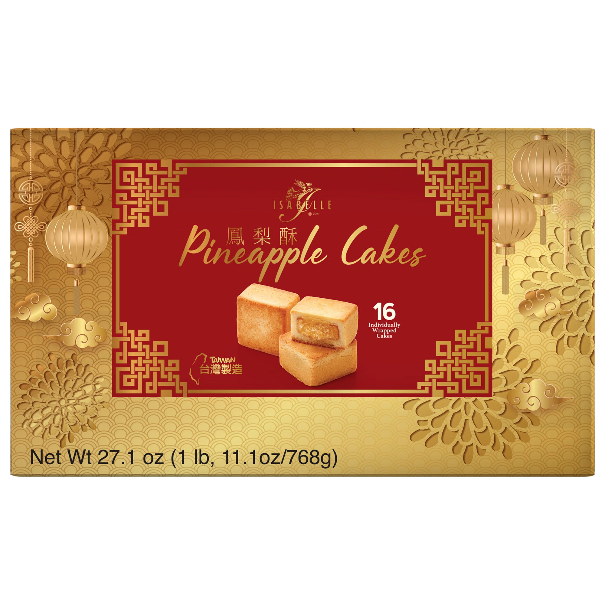 ISABELLE PINEAPPLE CAKES 27.1 OZ - Image 1