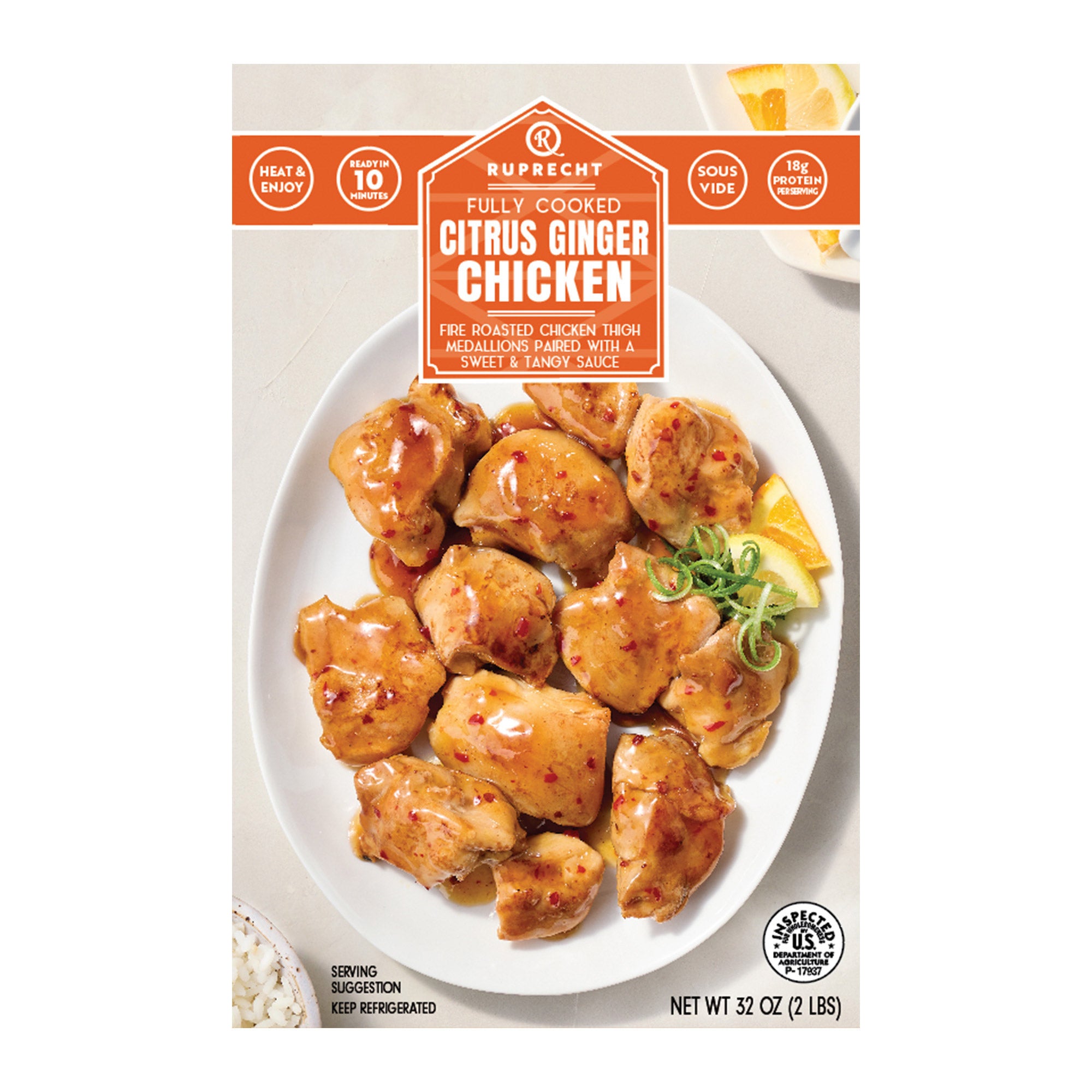 RUPRECHT CITRUS GINGER CHICKEN 32 OZ - Image 1