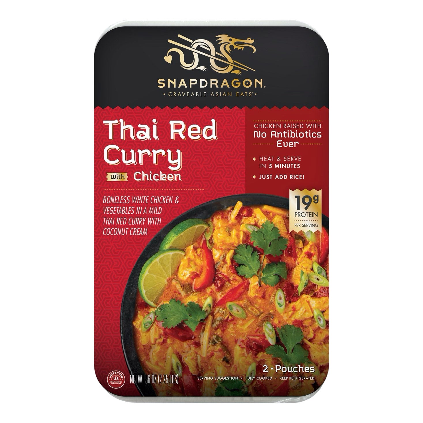 SNAPDRAGON THAI RED CURRY 36 OUNCES