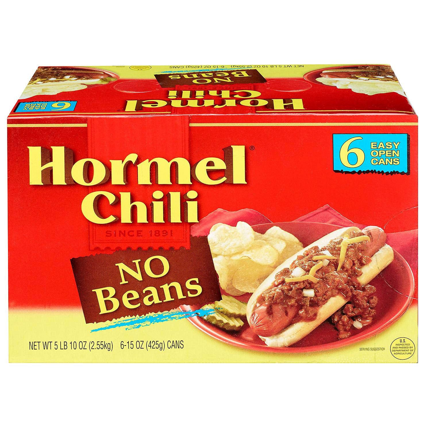 HORMEL NO BEAN CHILI 6/15 OZ