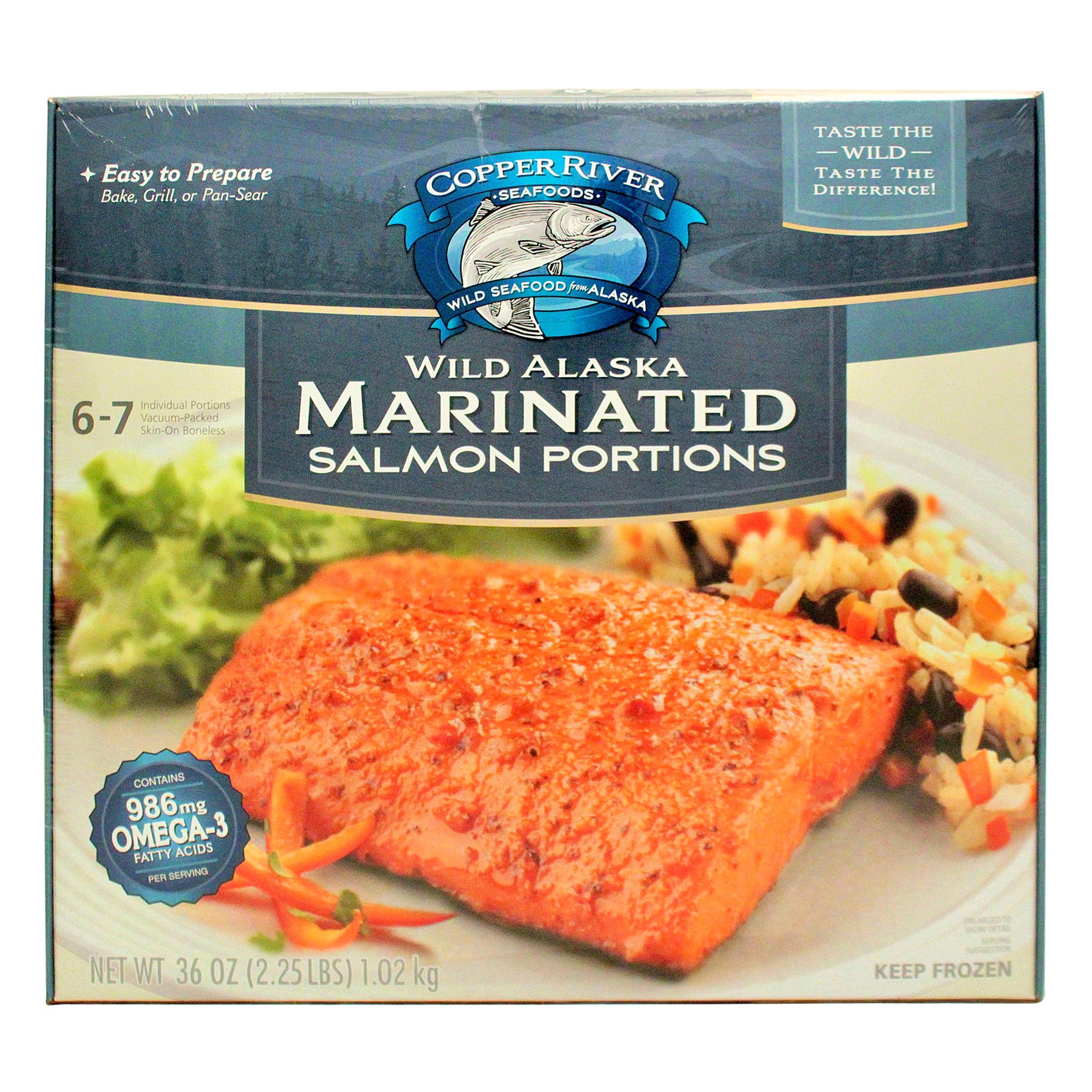 COPPER RIVER MARINATED WILD ALASKAN SALMON 36 OZ