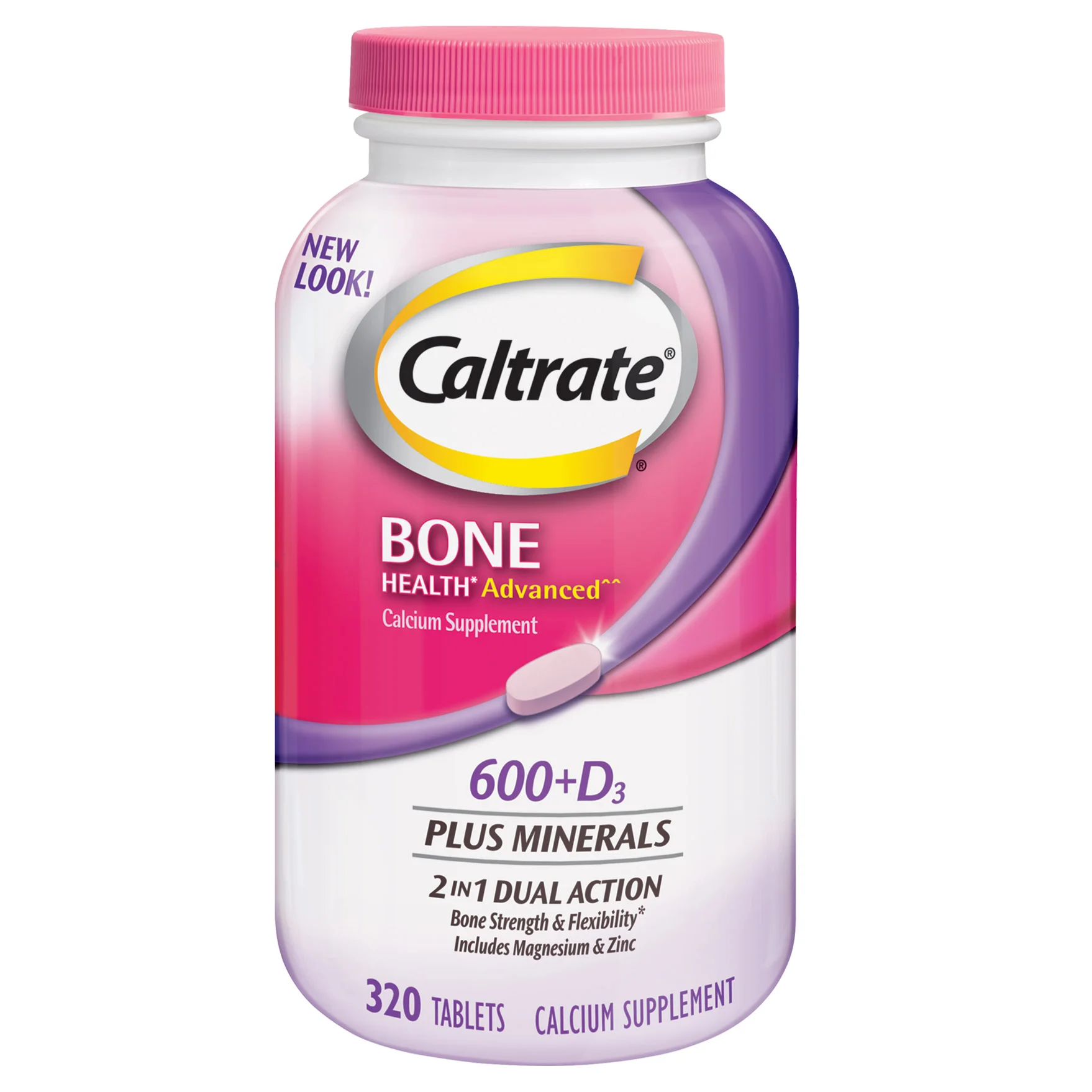CALTRATE 600MG + D WITH MINERALS 320 COUNT - Image 1