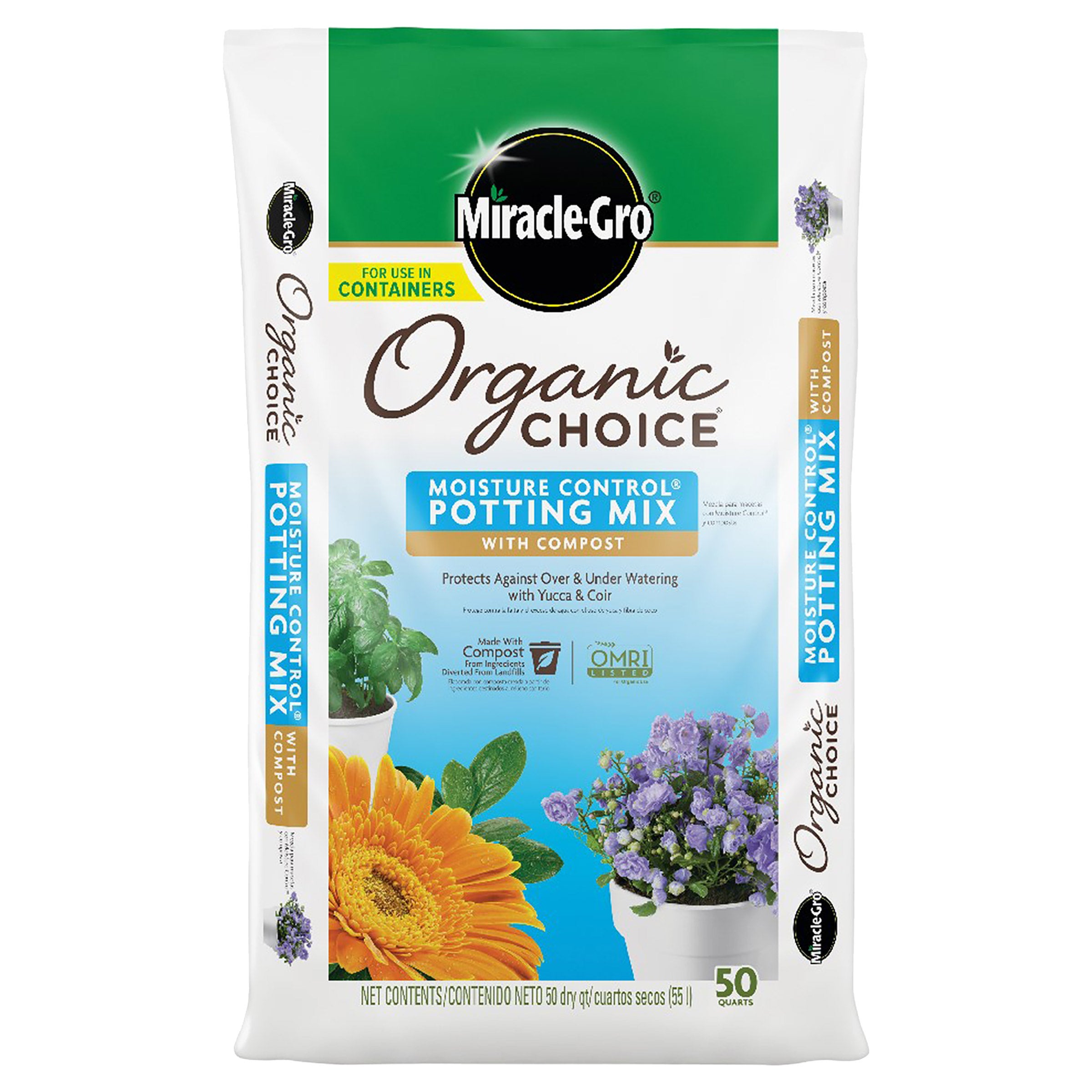 MIRACLE GRO ORGANIC CHOICE POTTING MIX 50 QT