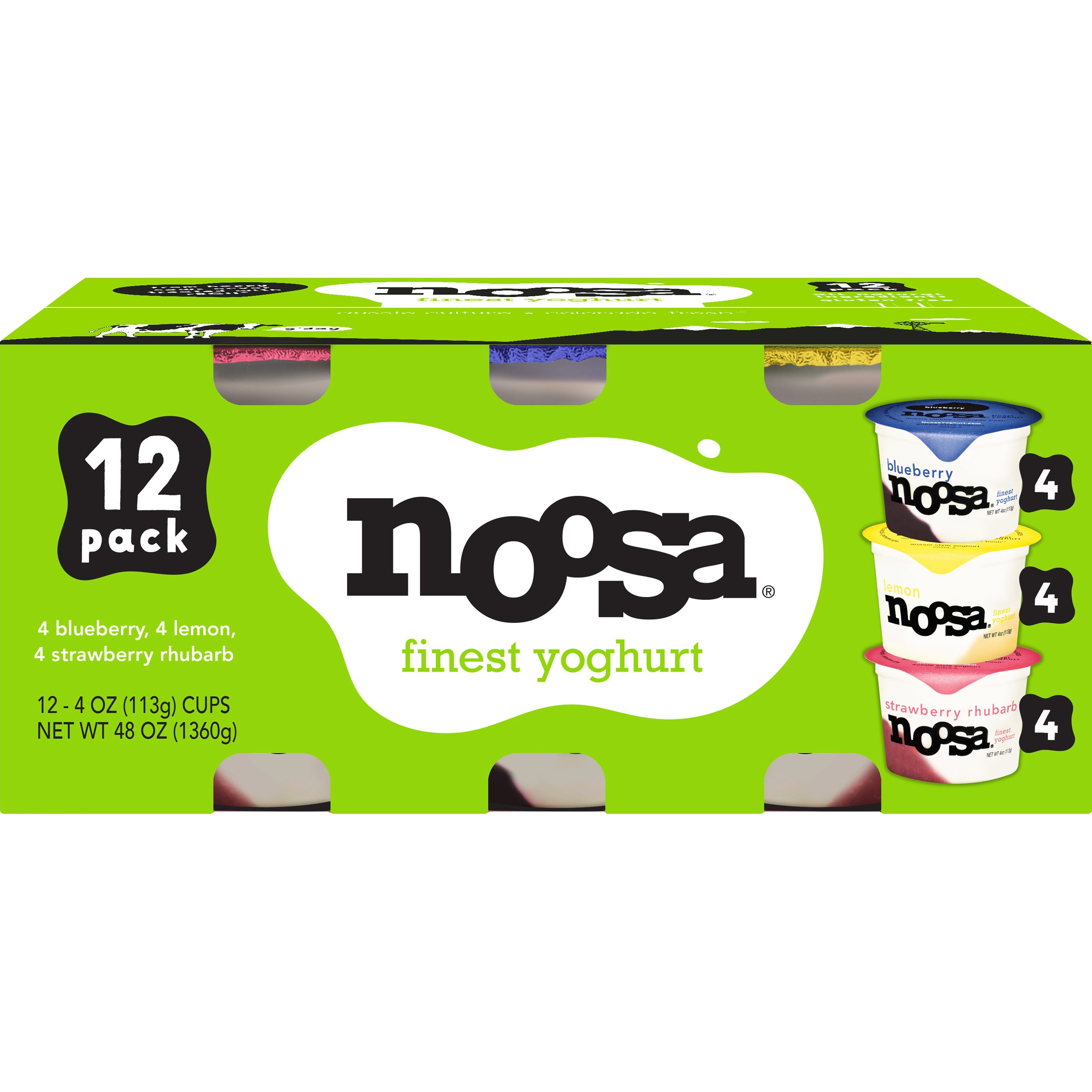 NOOSA FINEST YOGHURT 12/4 OZ.