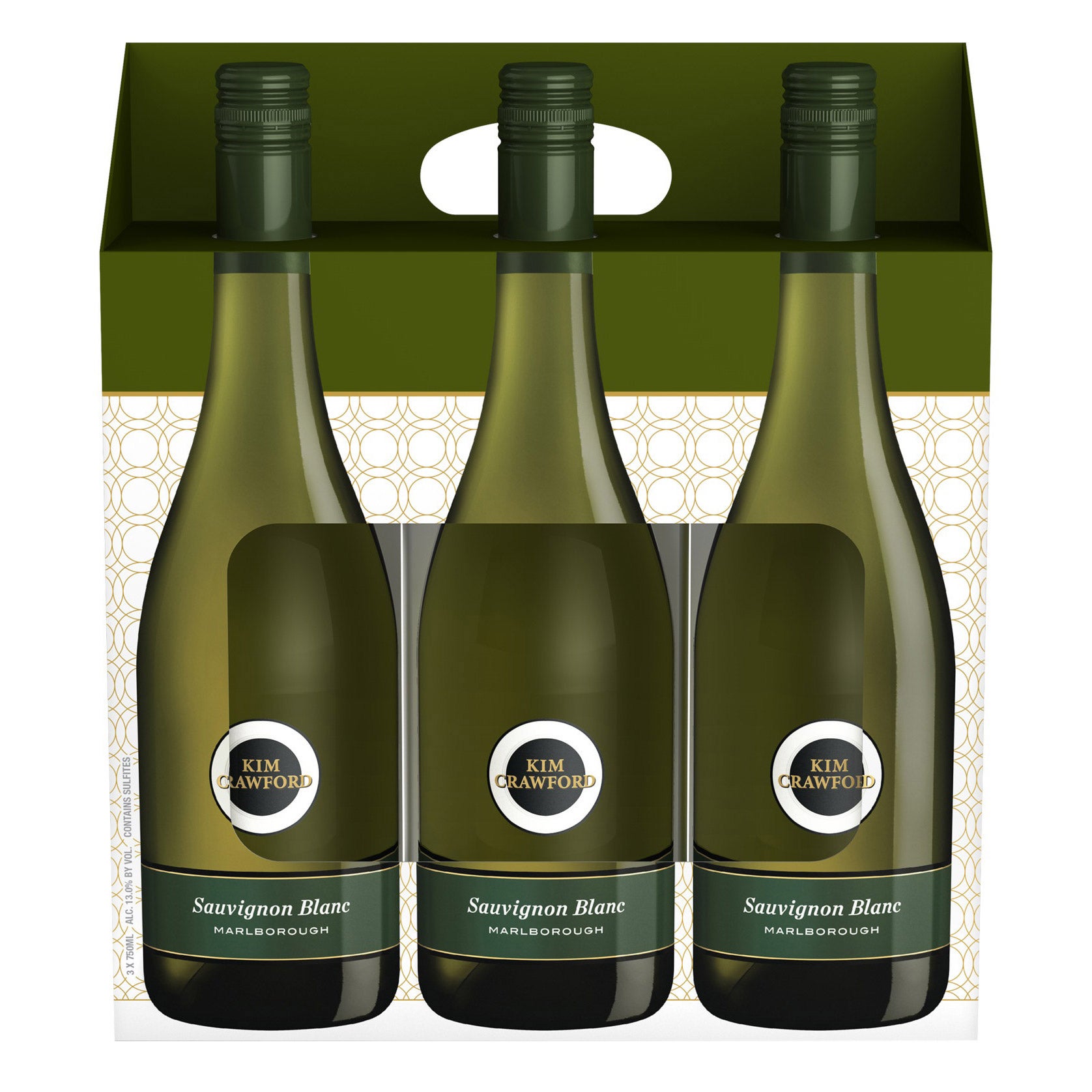 KIM CRAWFORD SAUVIGNON BLANC 3-750ML BOTTLES