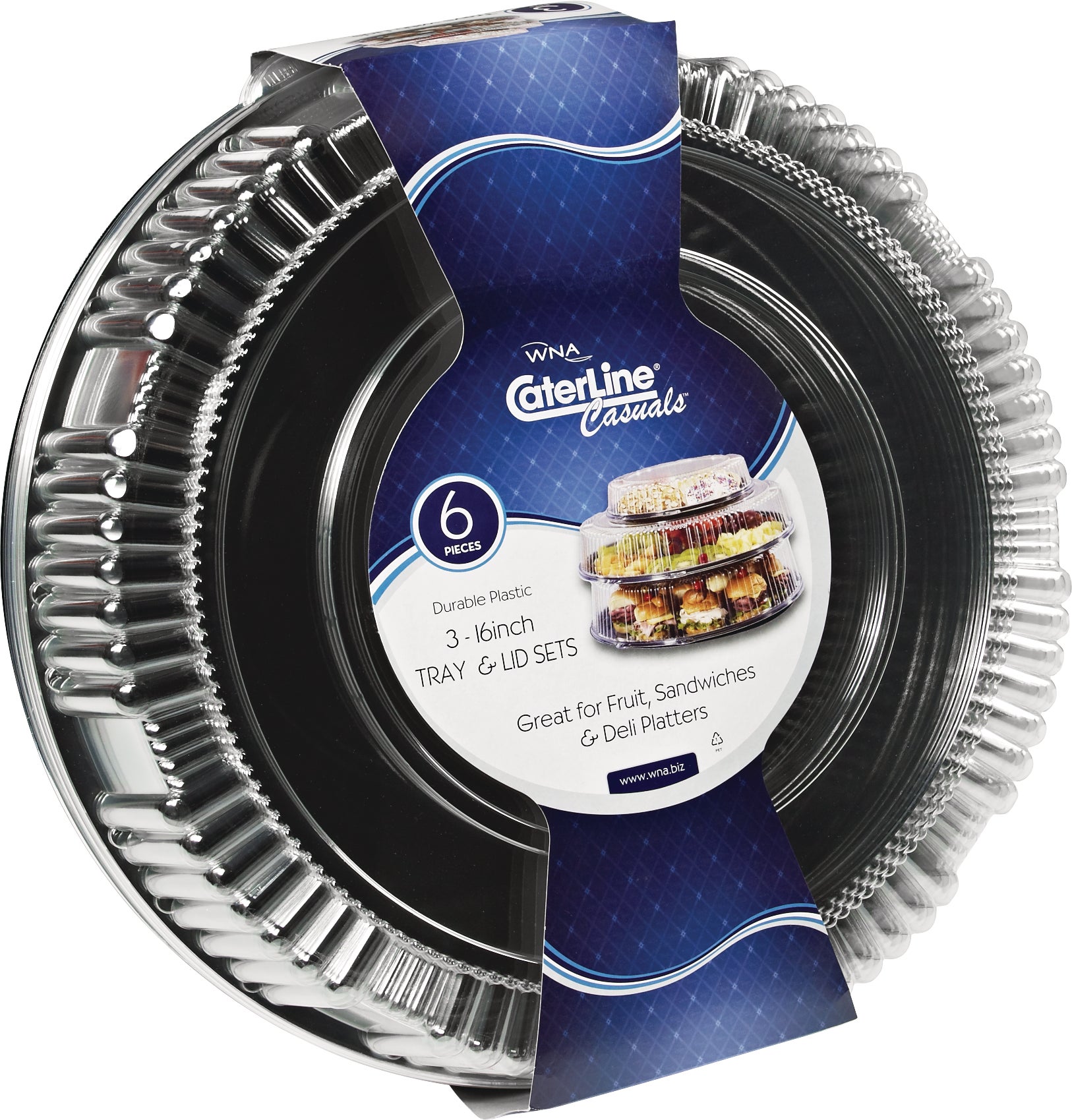 CATERLINE 16¨ TRAY W/LID 3 CT