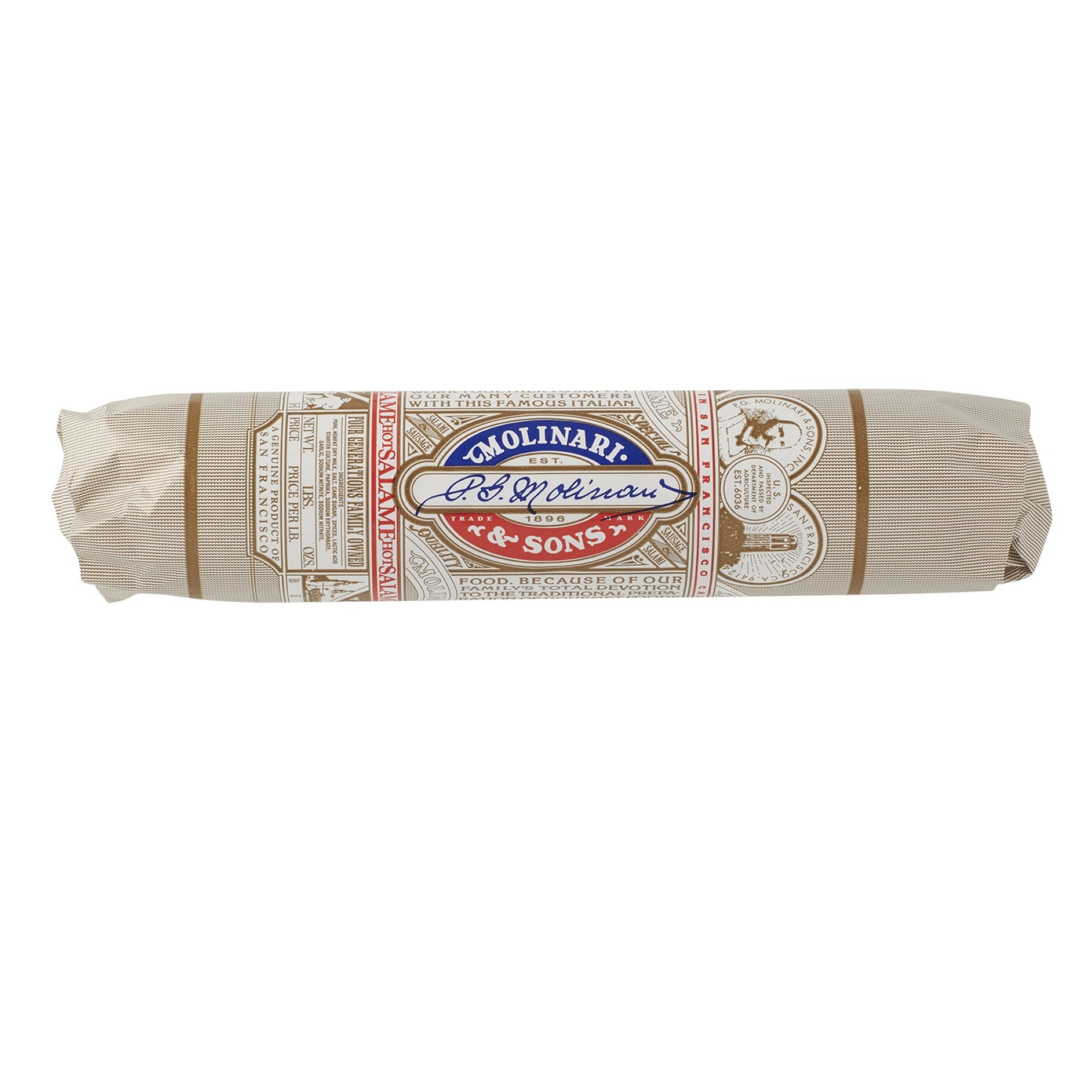 MOLINARI HOT SALAME 1.75 POUNDS