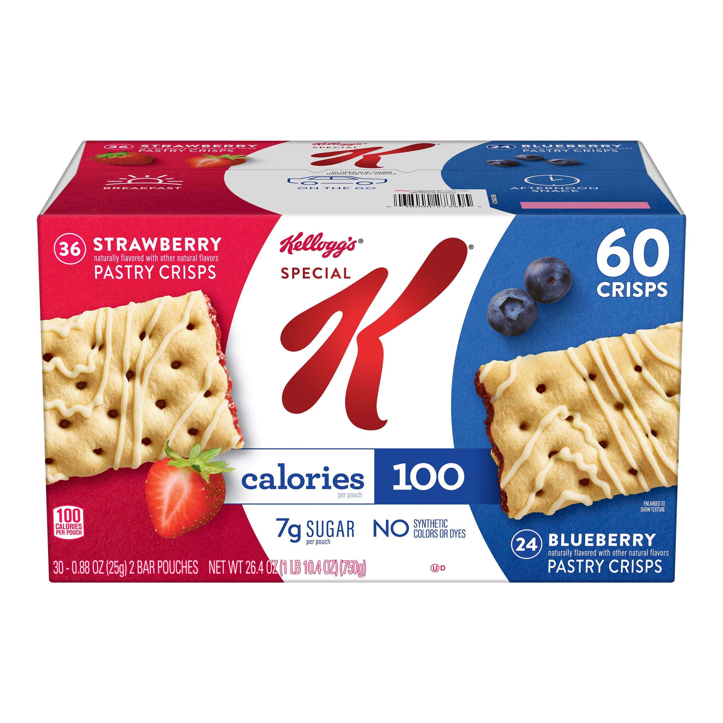 KELLOGGS SPECIAL K PASTRY CRISP VARIETY 60 CT - Image 1