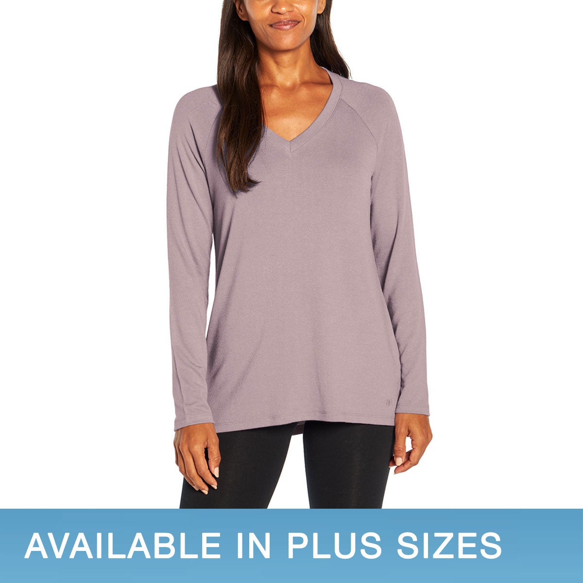 BANANA REPUBLIC LADIES LONG SLEEVE V NECK TEE - Image 1