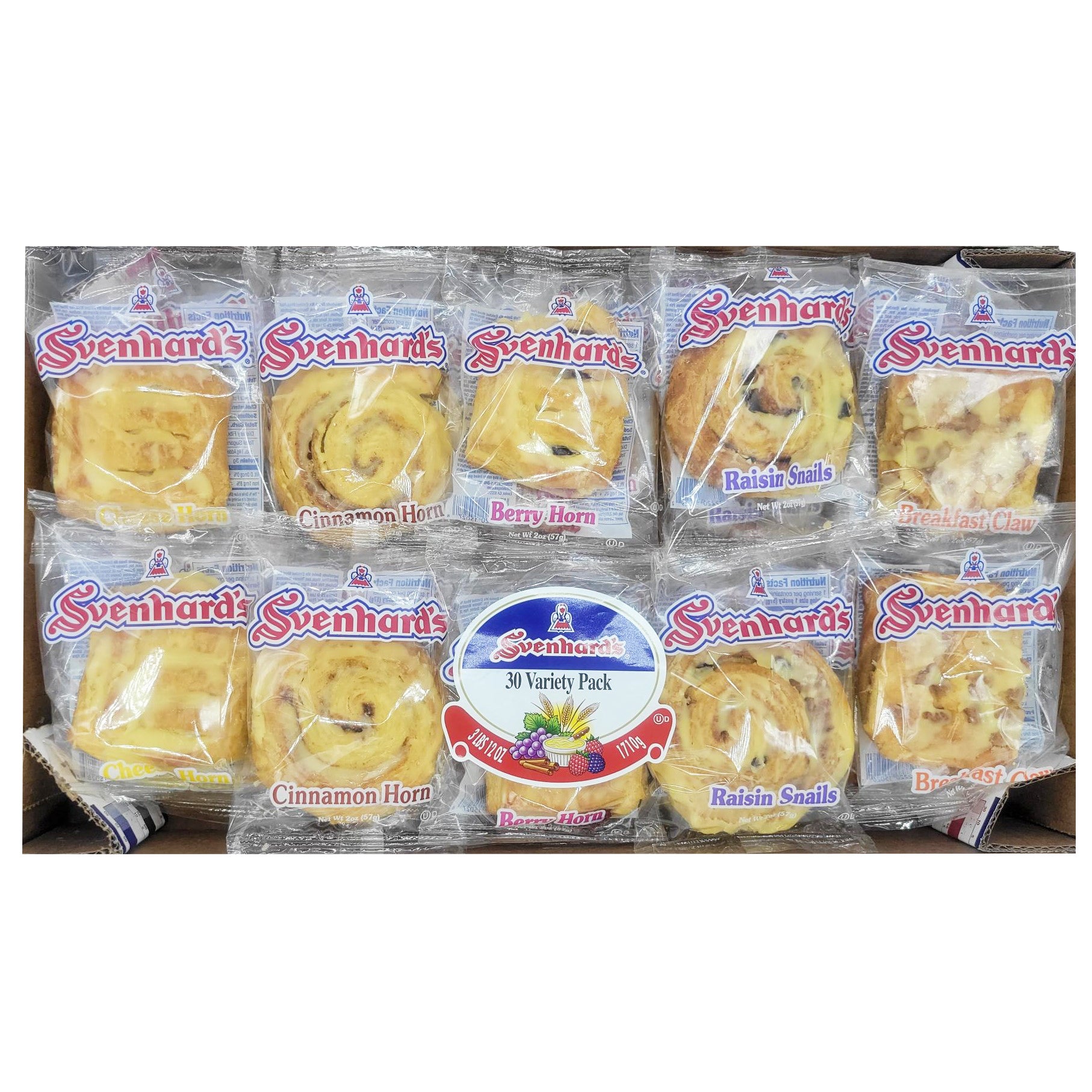 SVENHARD'S ASSORTED DANISH 30 CT