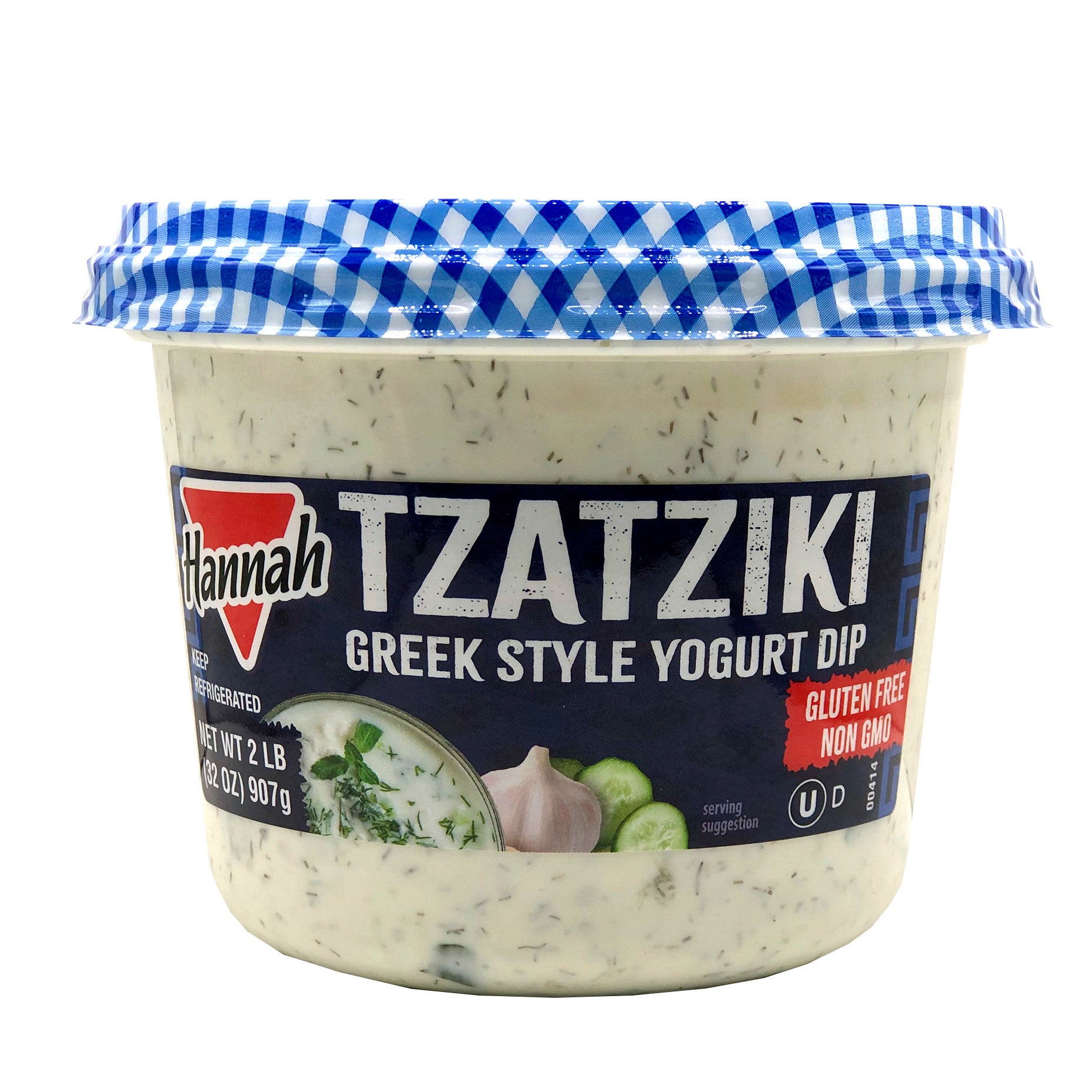 HANNAH TZATZIKI YOGURT DIP 32 OZ - Image 1
