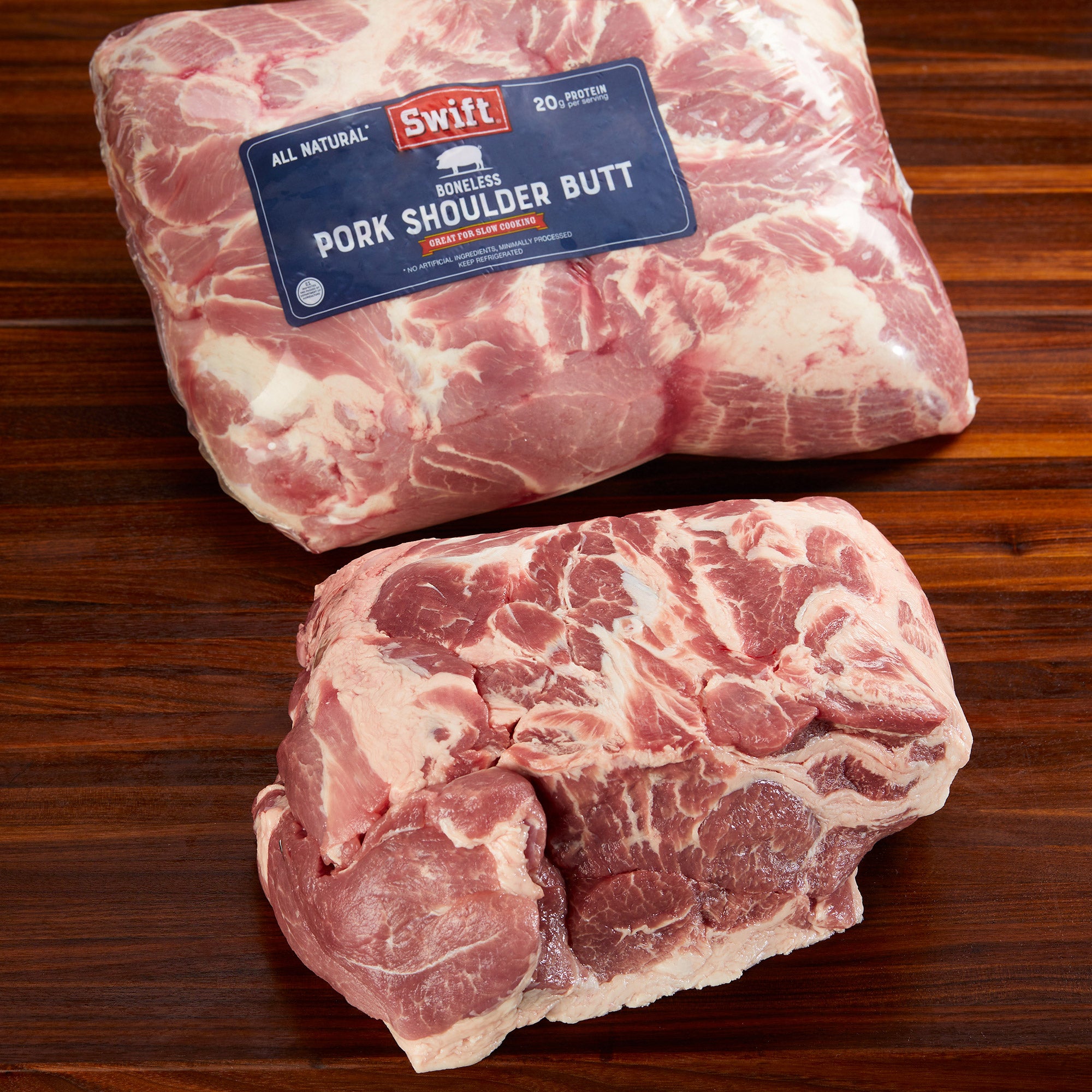 BONELESS PORK SHOULDER ROAST PER LB.