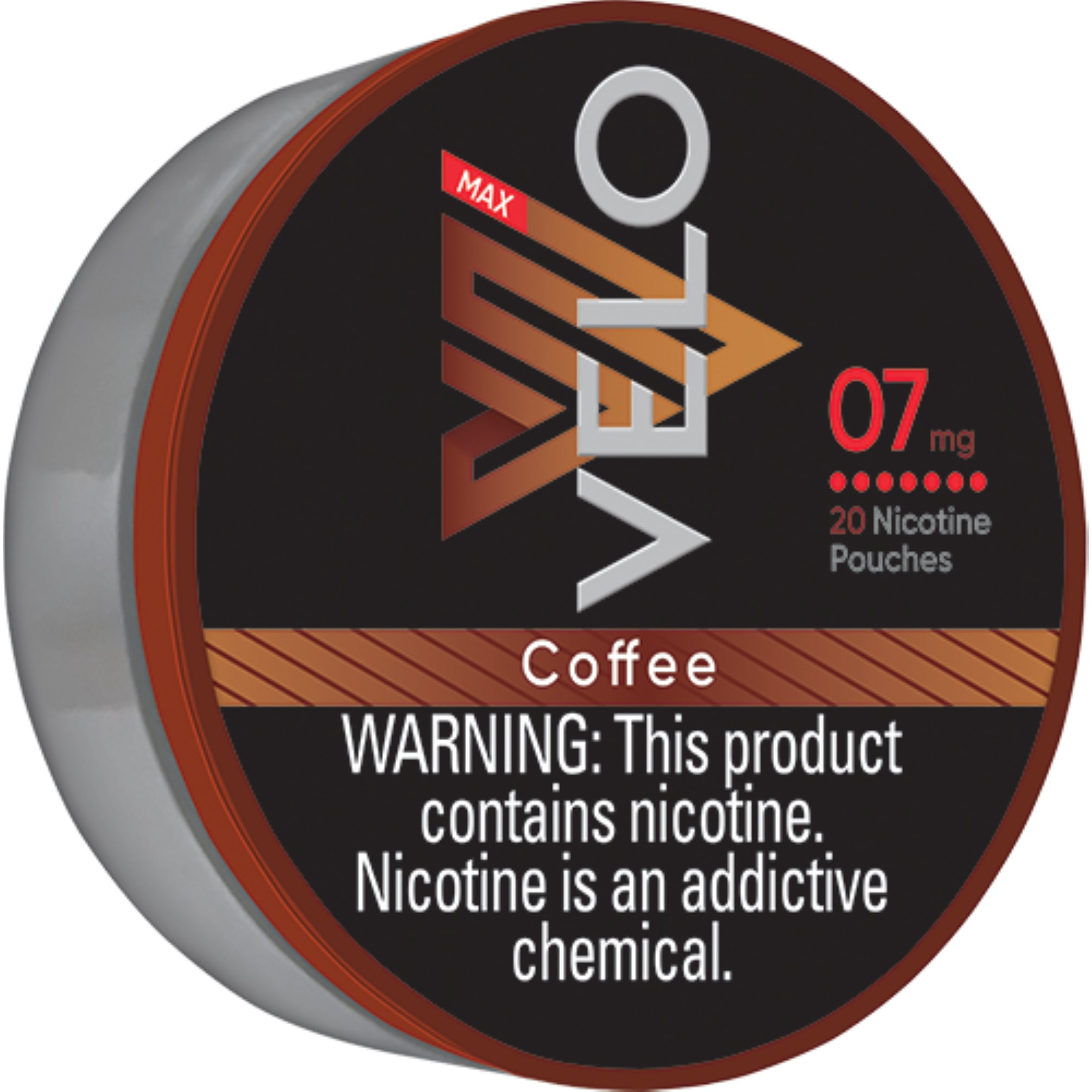 VELO COFFEE 7MG POUCH 5/20CT TINS .21OZ - Image 1