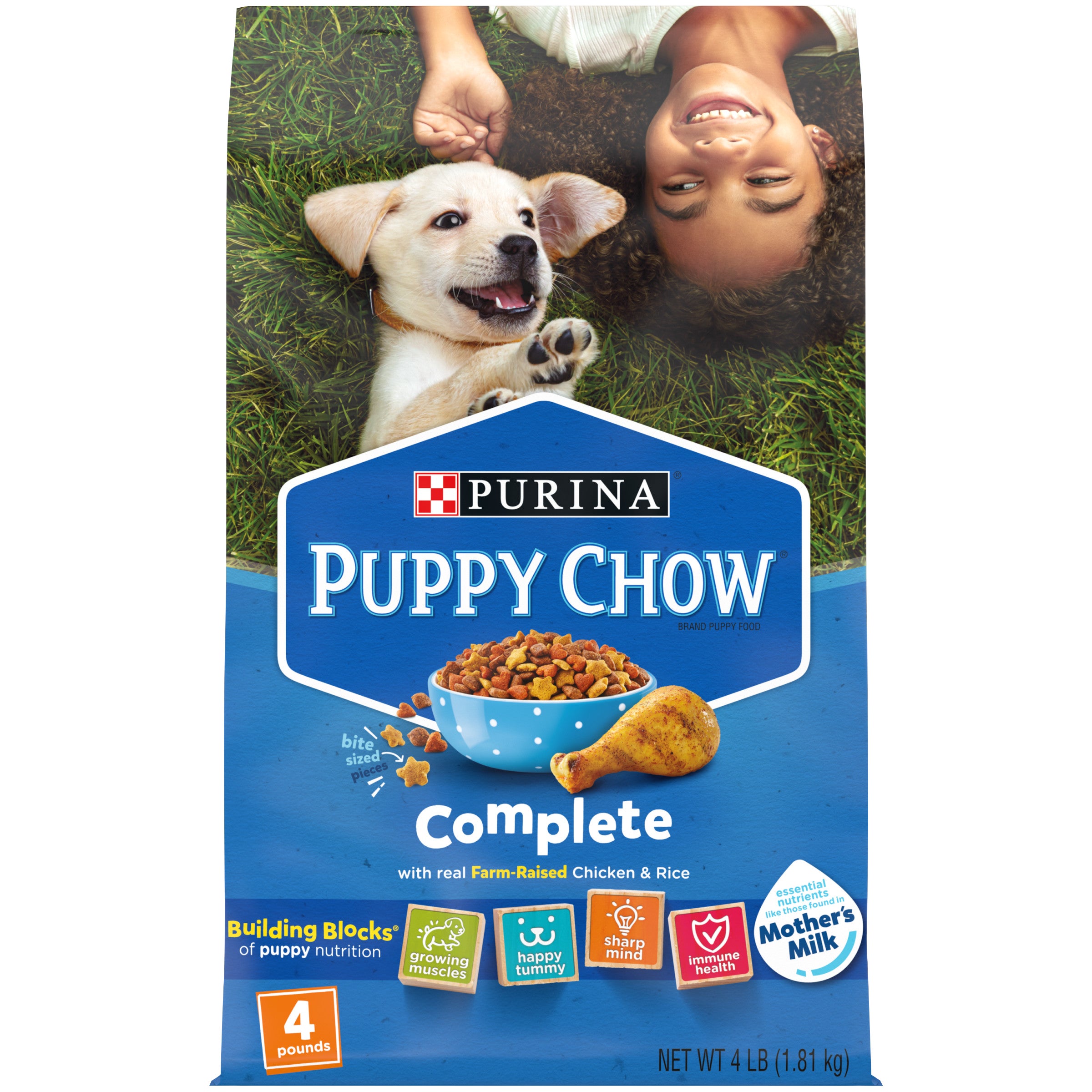 NESTLE PURINA PUPPY CHOW COMPLETE 4/4LBS