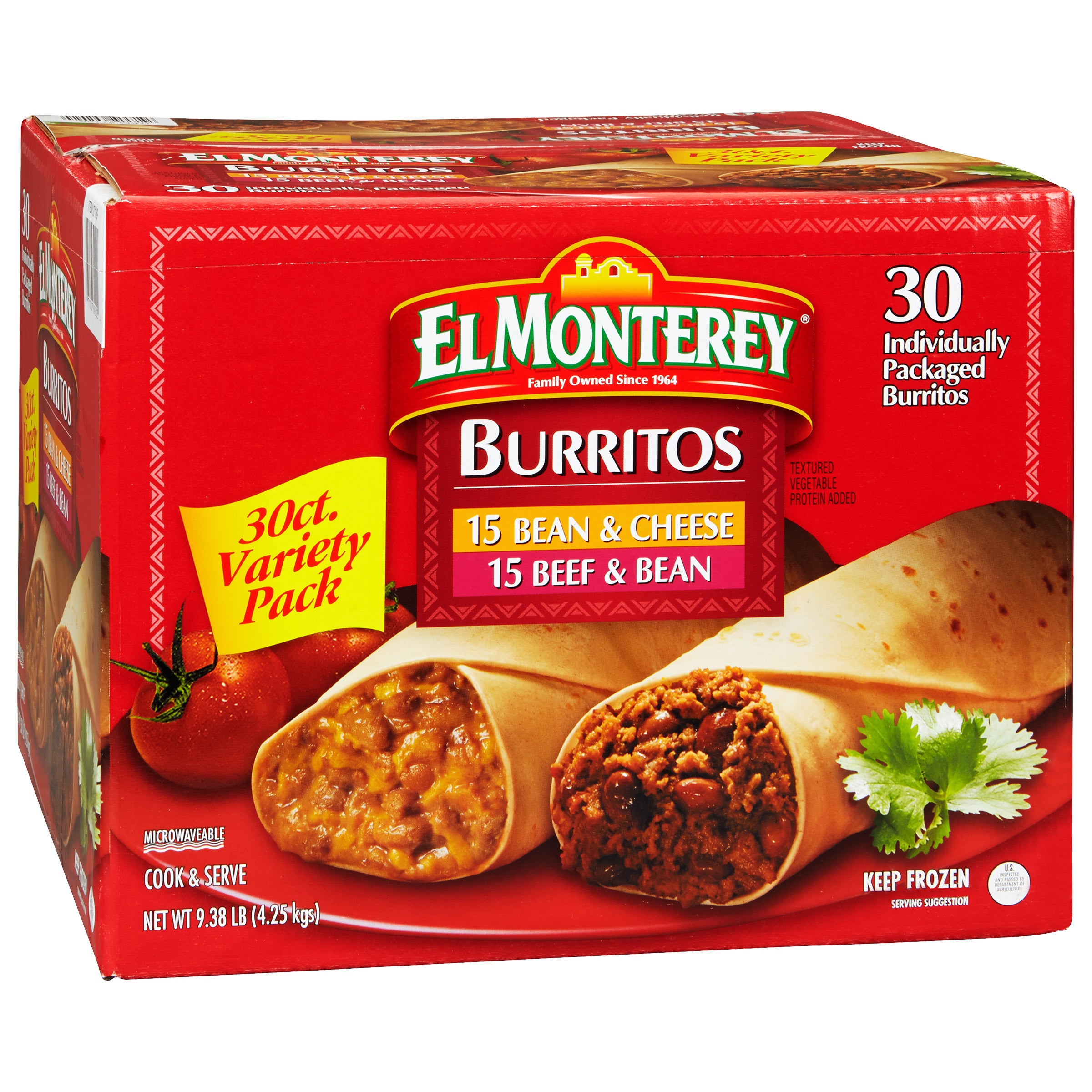 EL MONTEREY BURRITO VARIETY 30/5 OZ - Image 1