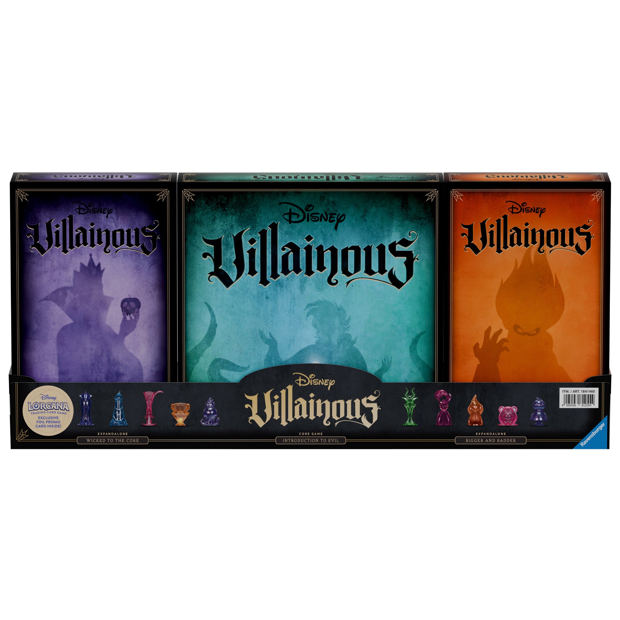 DISNEY VILLAINOUS GAME BUNDLE WITH LORCANA CARD
