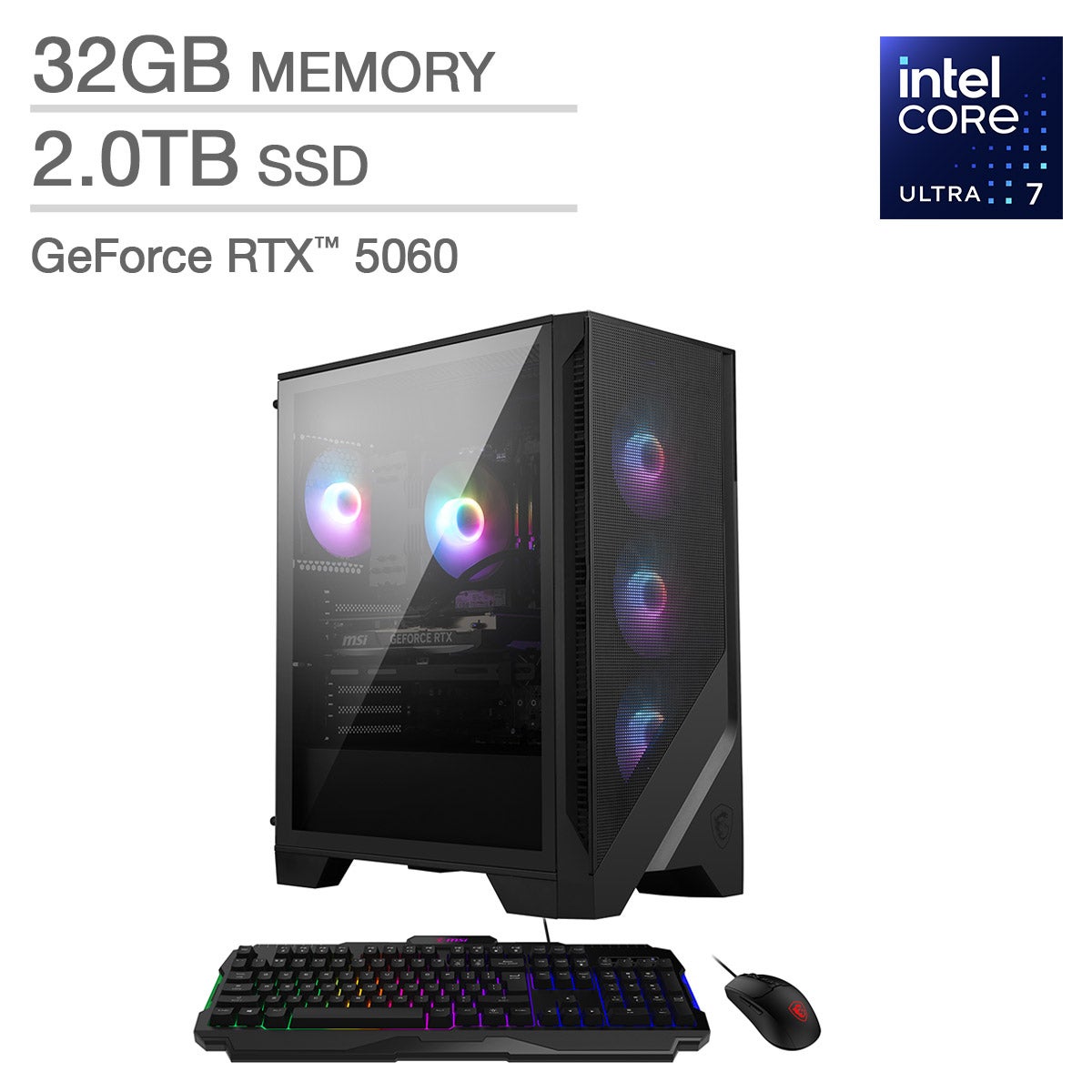 MSI CODEX R2 GAMING DESKTOP CU7/32/2/RTX 5060