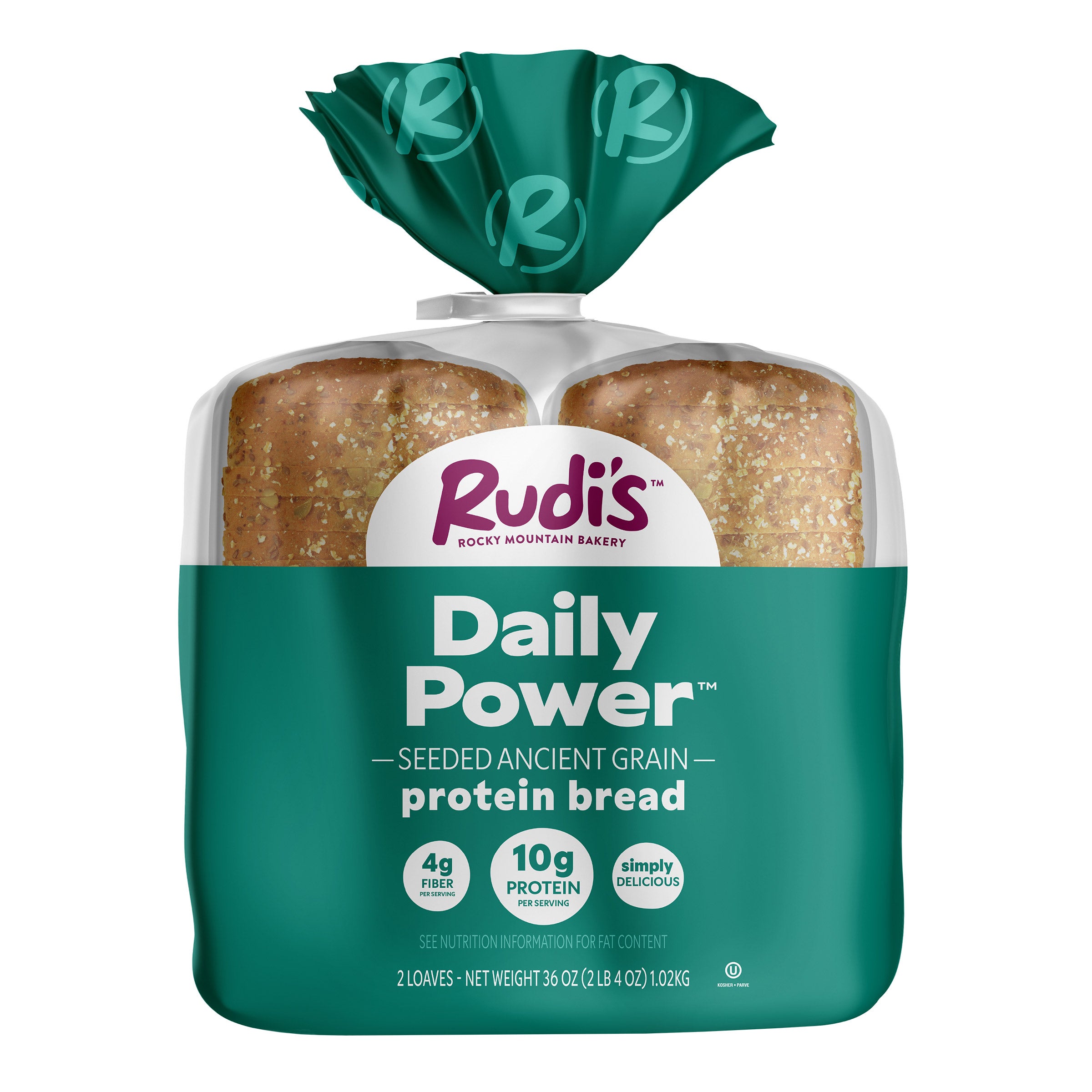 RUDI'S DAILY POWER PROTEIN BREAD 2/18 OZ