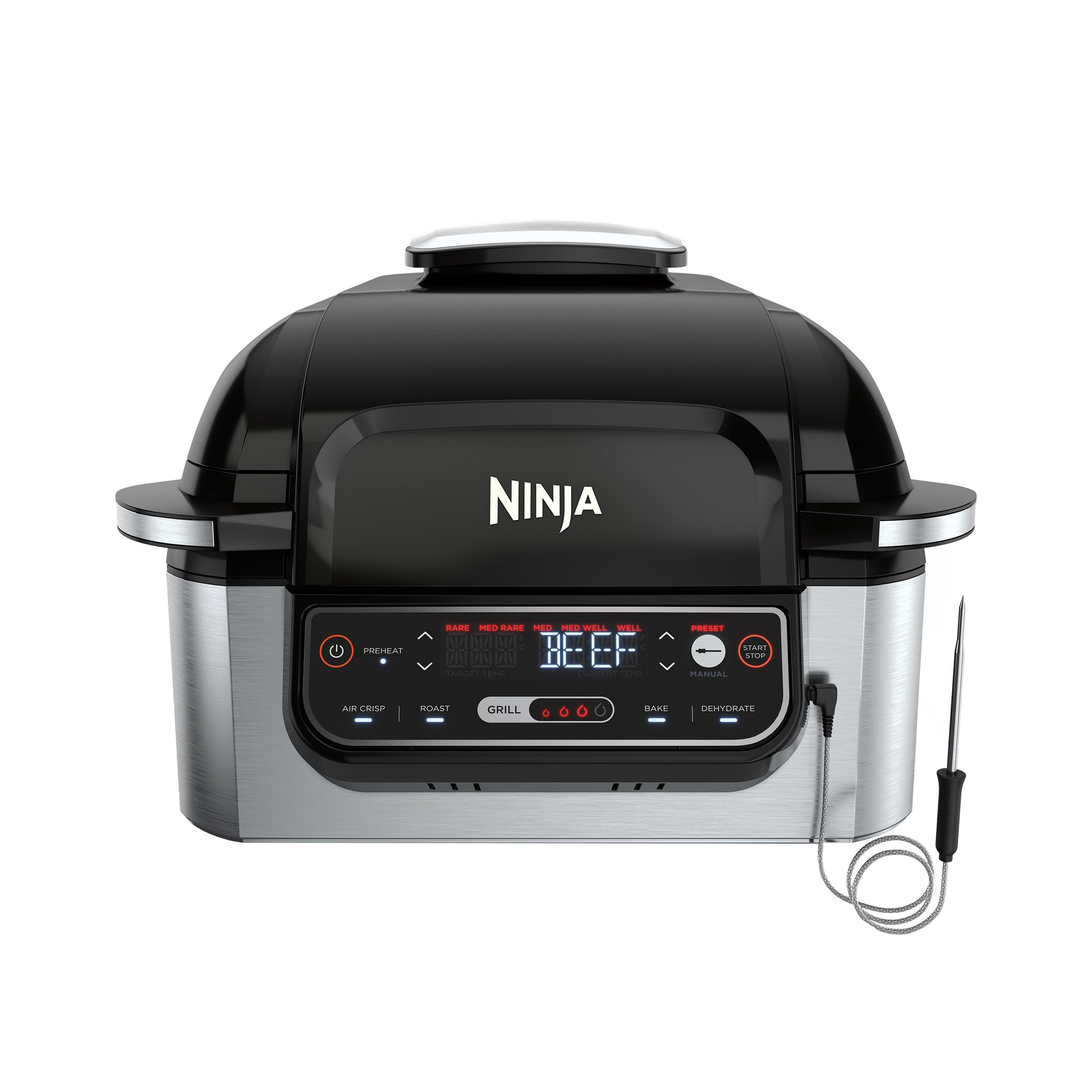 NINJA FOODI INDOOR GRILL ^ W/SMART THERMOMETER - Image 1