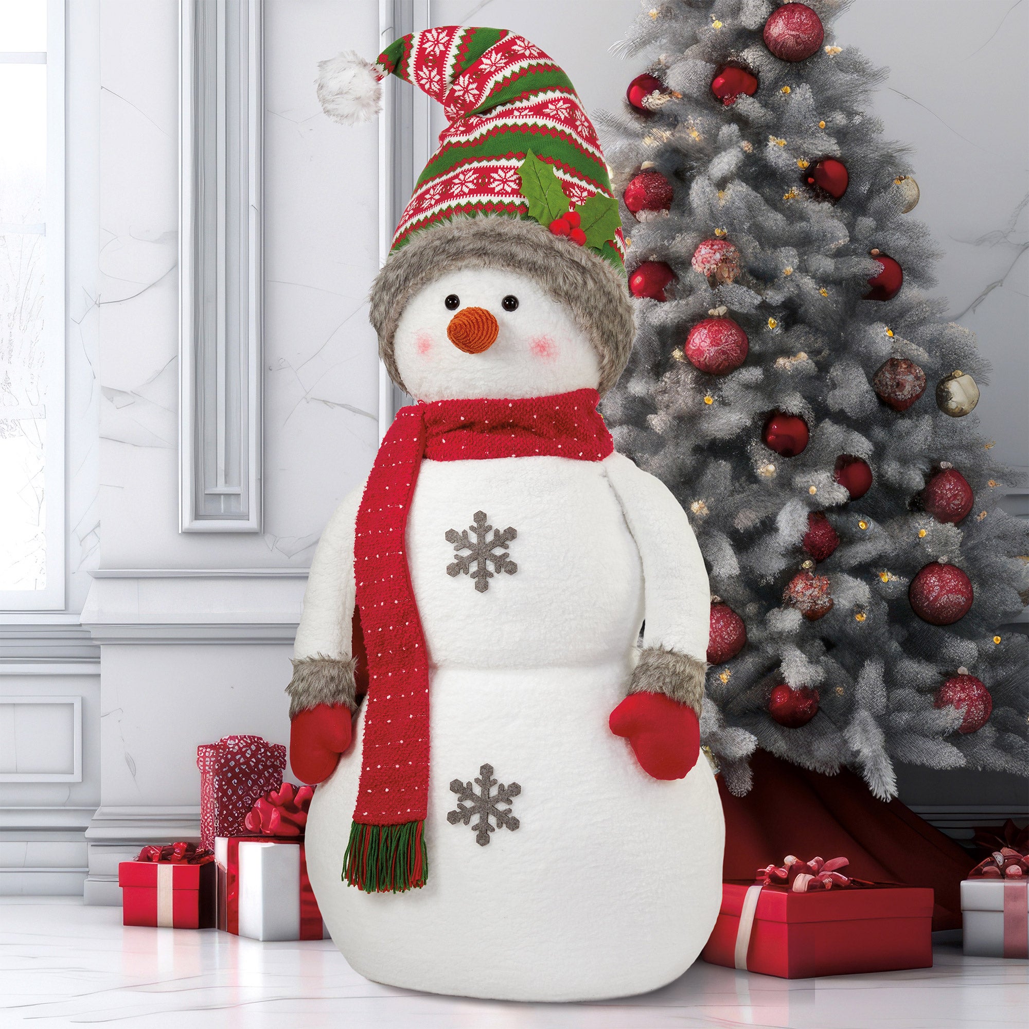 48¨ PLUSH SNOWMAN - Image 1