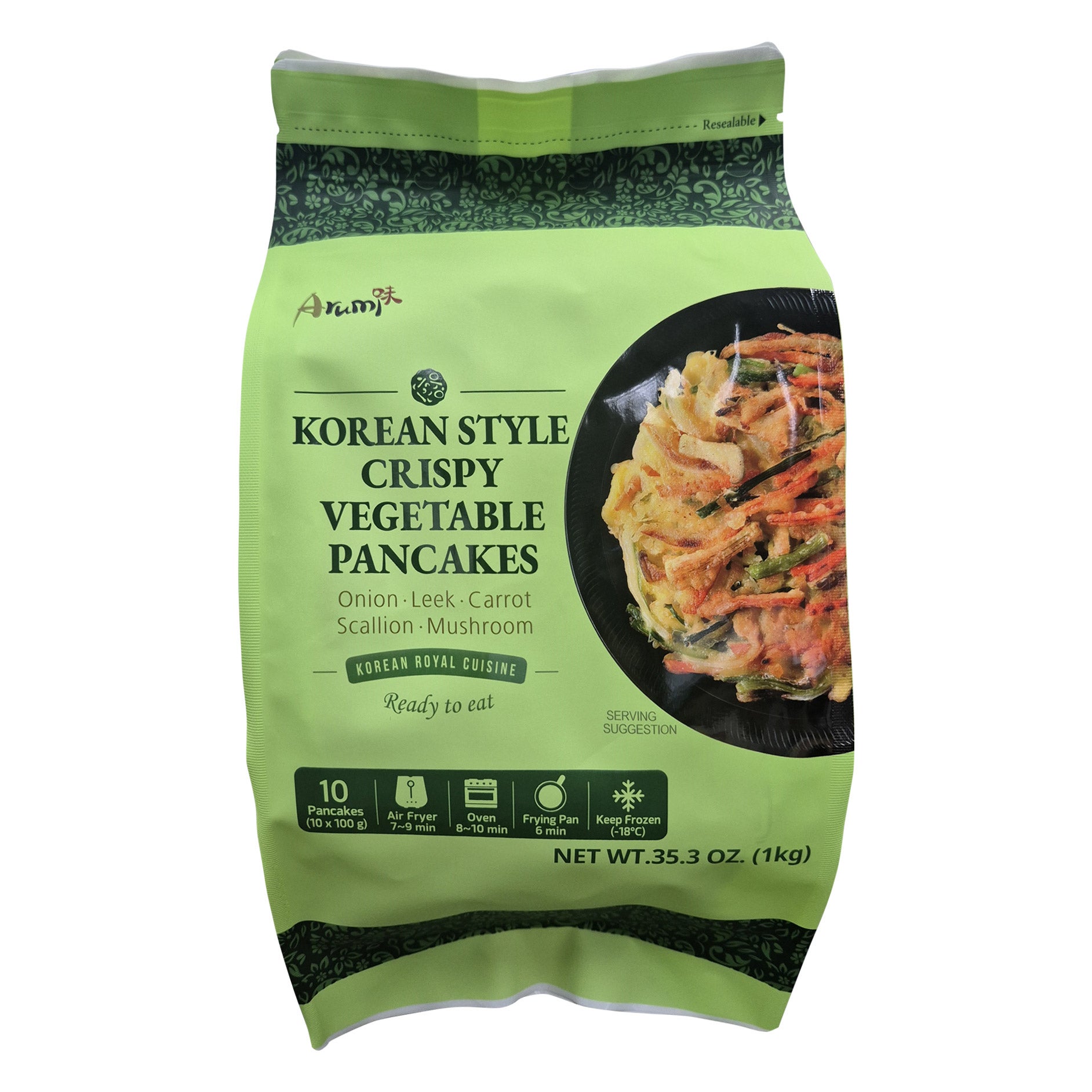 ARUMI KOREAN STYLE VEGETABLE PANCAKES 35.27 OUNCES - Image 1