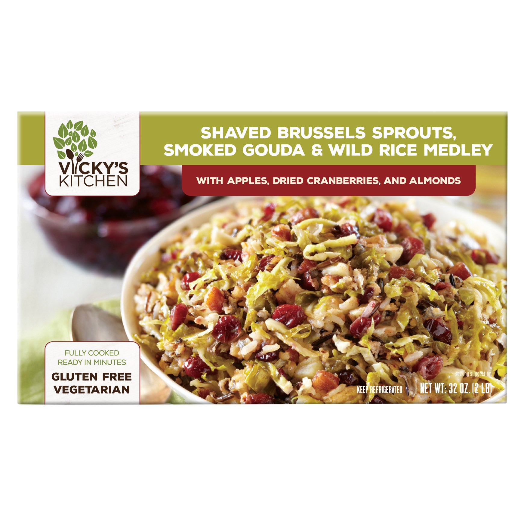 VICKY'S KITCHEN BRUSSEL SPROUT MEDLEY 2 LBS - Image 1