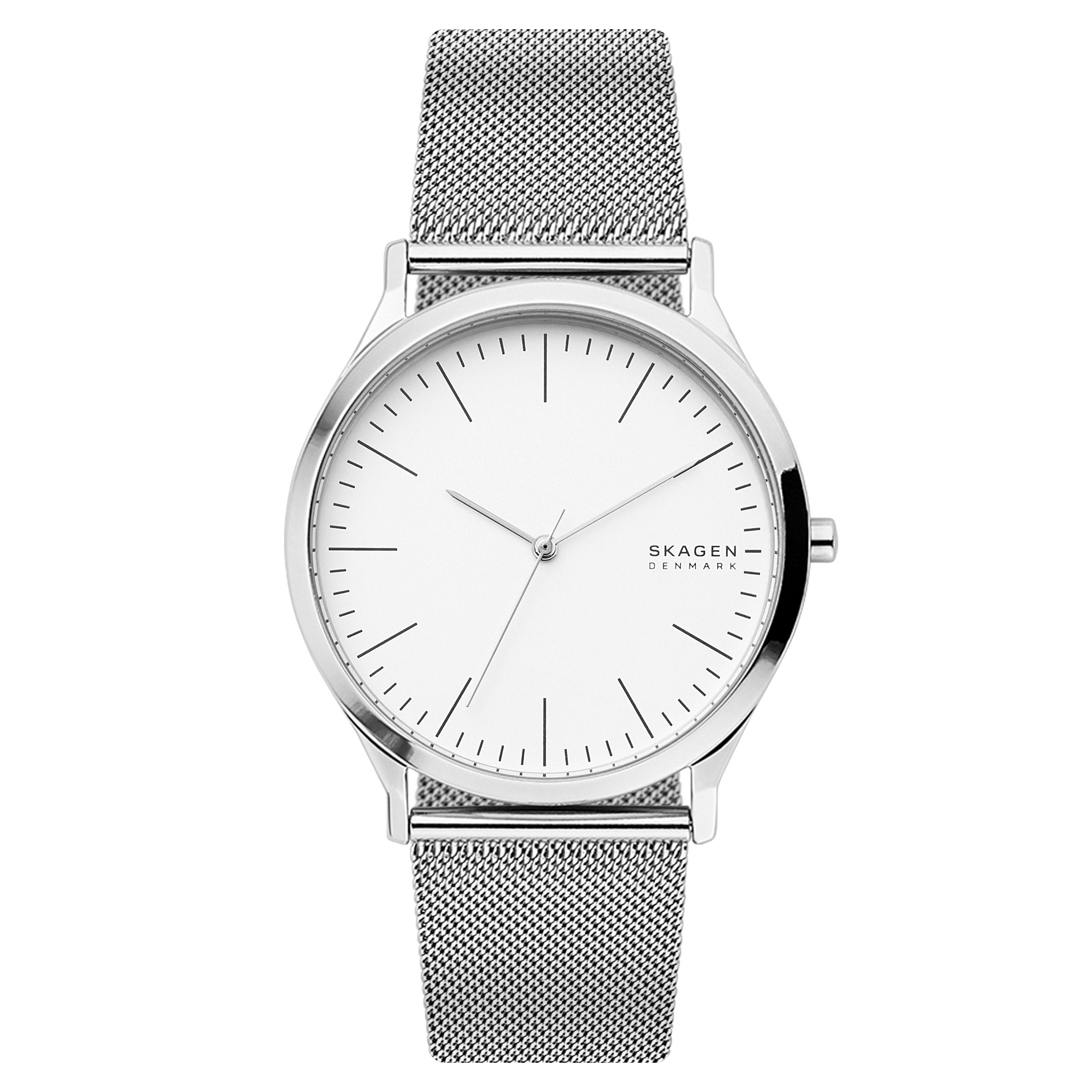 SKAGEN WHITE DIAL MEN'S WATCH