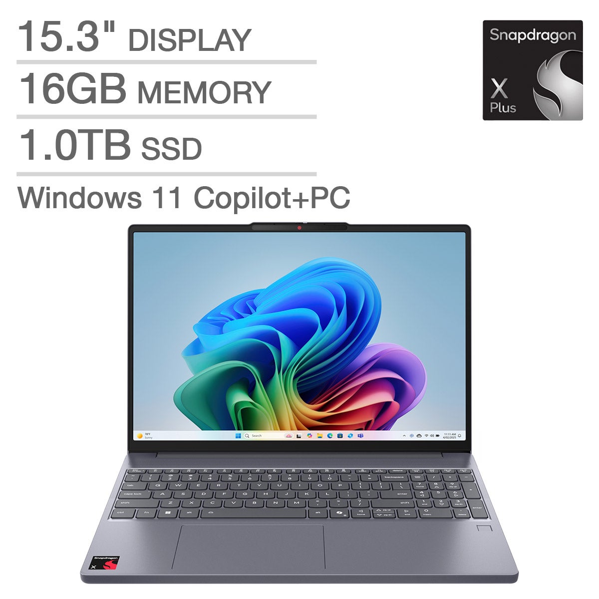 LENOVO IDEAPAD SLIM 3X 15.3¨ LAPTOP QC-8C/16GB/1TB